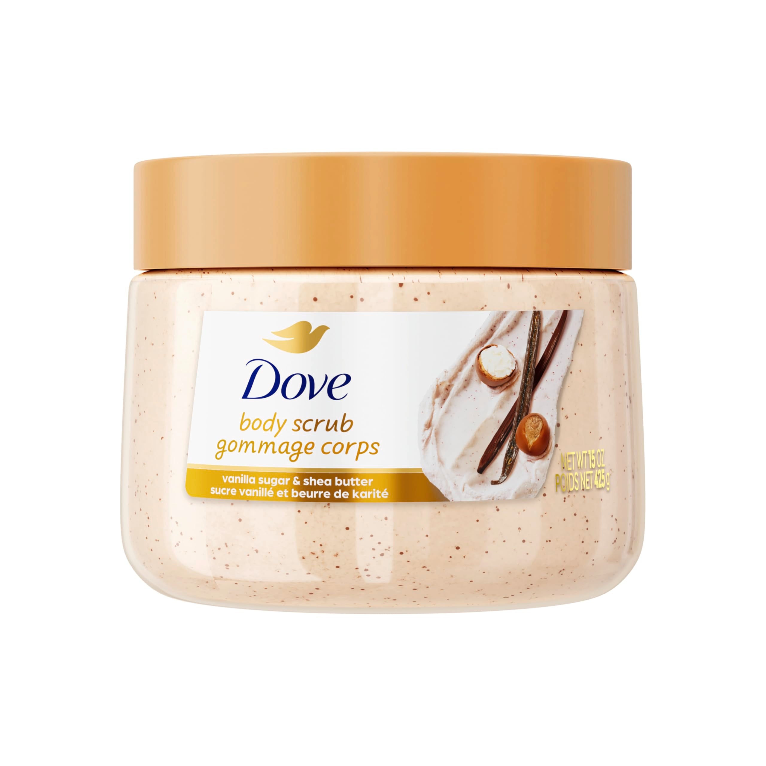 Elefair Tech Dove Vanilla Sugar & Shea Butter Body Scrub Exfoliates and Deeply - Elefair Tech Official Product View 2