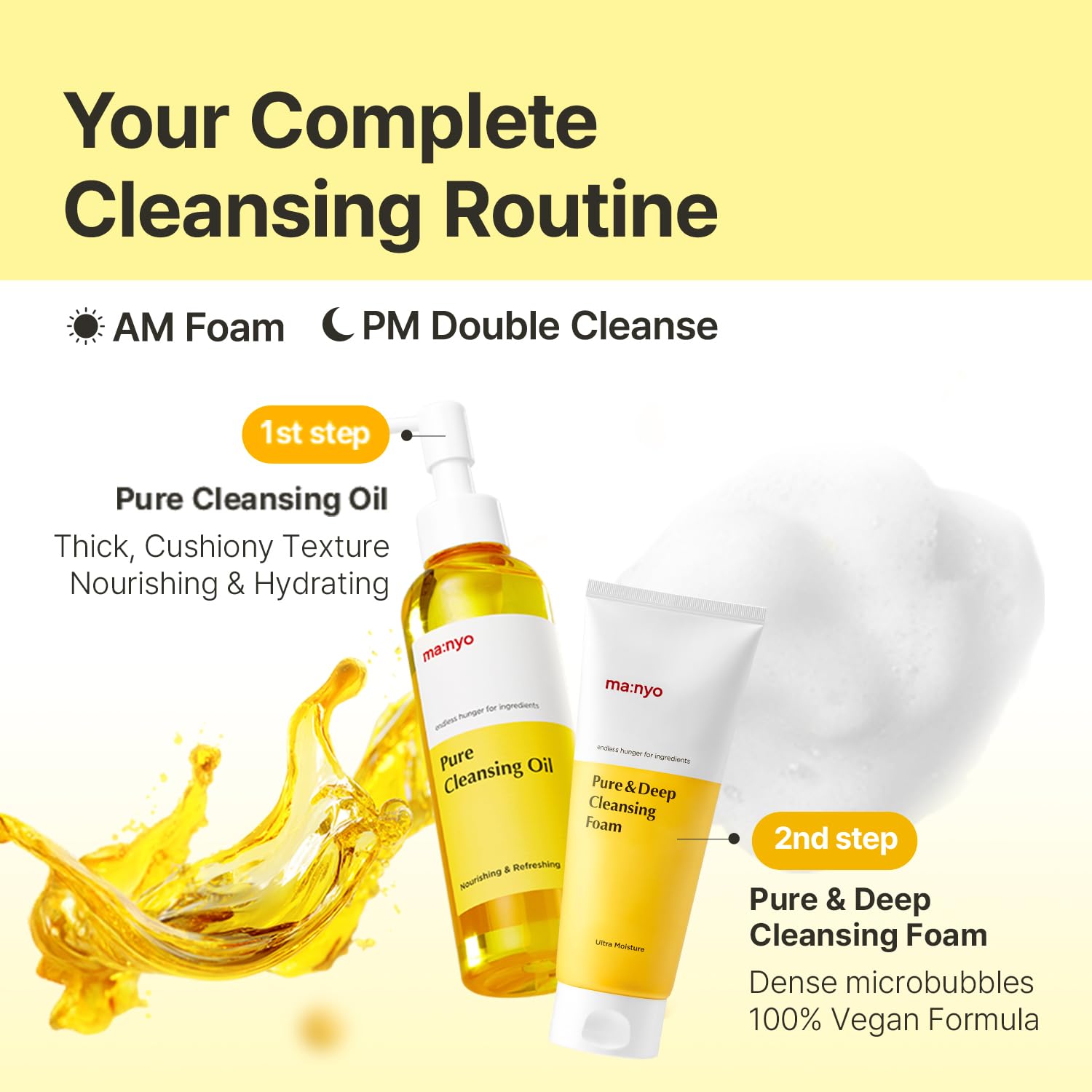 MANYO Pure &amp; Deep Cleansing Foam, Blackhead &amp; Pore Face - ma:nyo