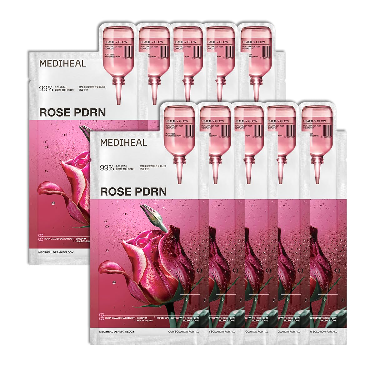 MEDIHEAL Collagen Essential Face Sheet Mask, Skin Firming (10ea) - MEDIHEAL
