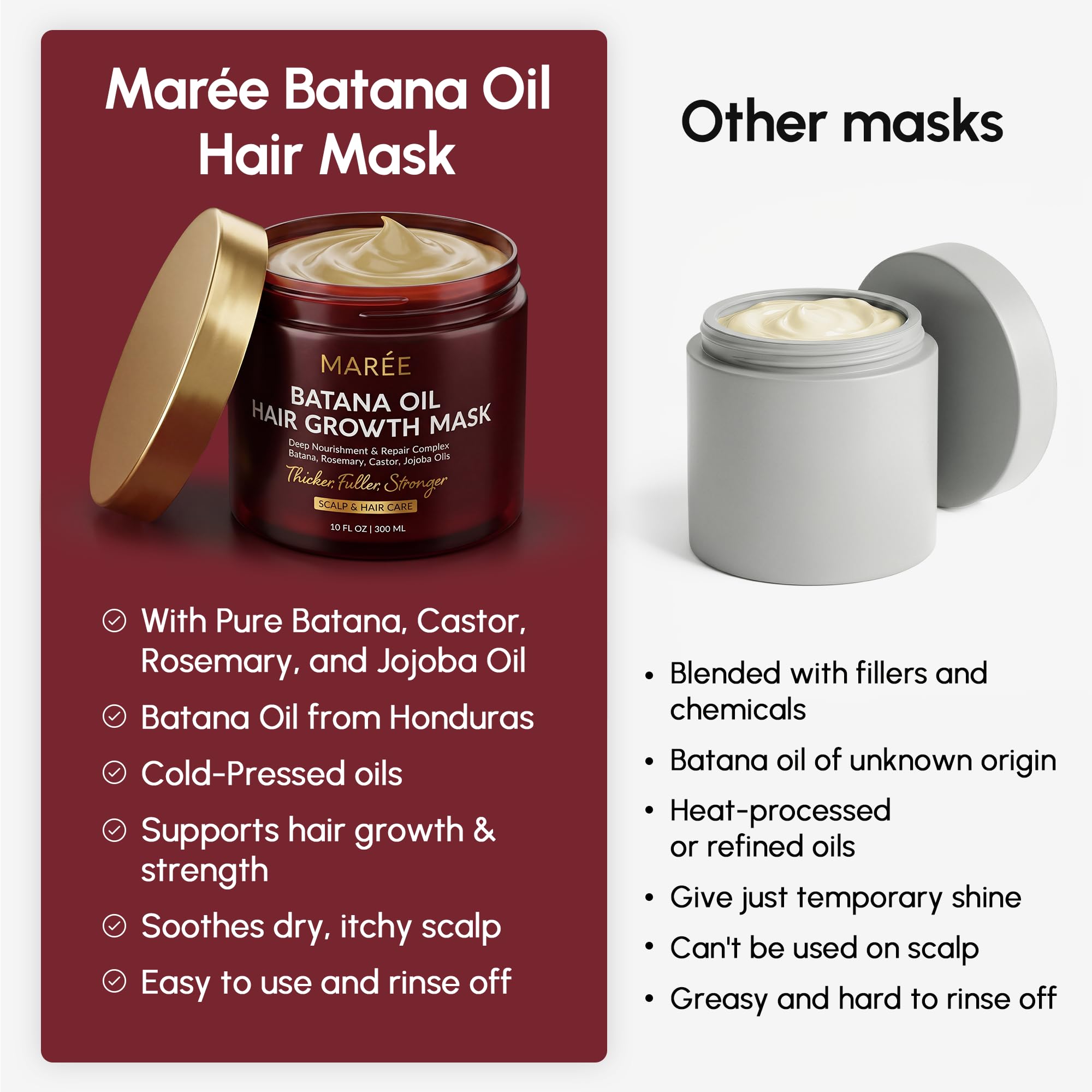 MAREE Deep Conditioning Hair Mask for Damaged Hair Treatment - MAREE Official Imagery - 8