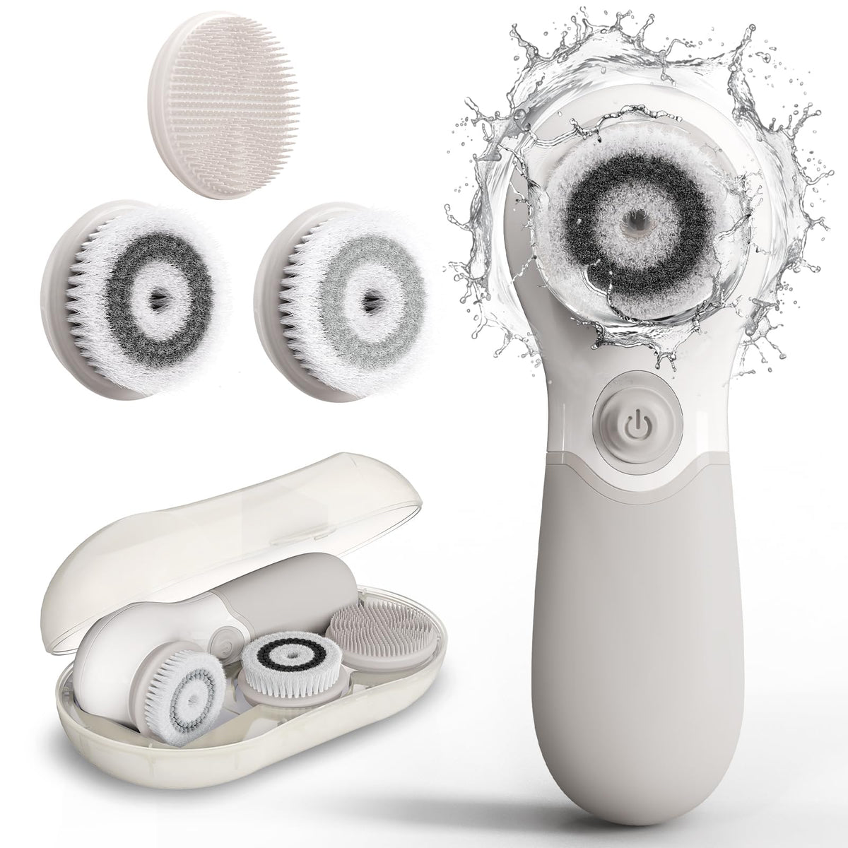 Face Scrubber with 3 Brush Heads 2 Speeds - TOUCHBeauty Official Imagery - 2