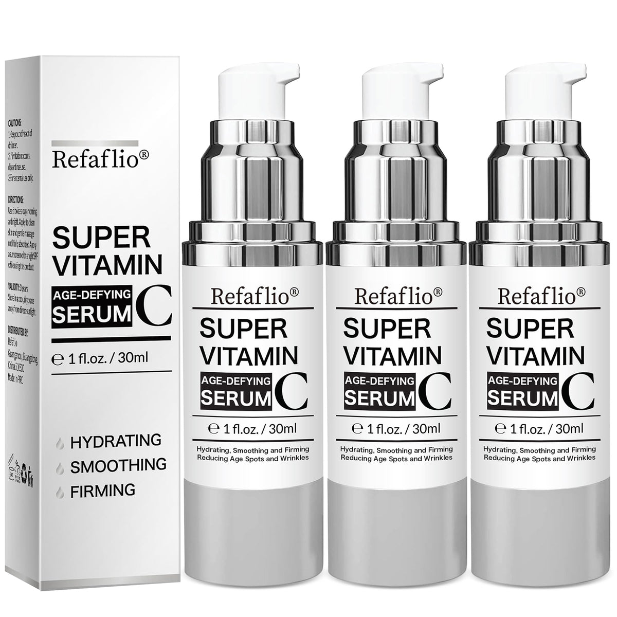 Super Vitamin C Serum for Women over 70 Wrinkle Cream for - Refaflio Official Imagery - 8