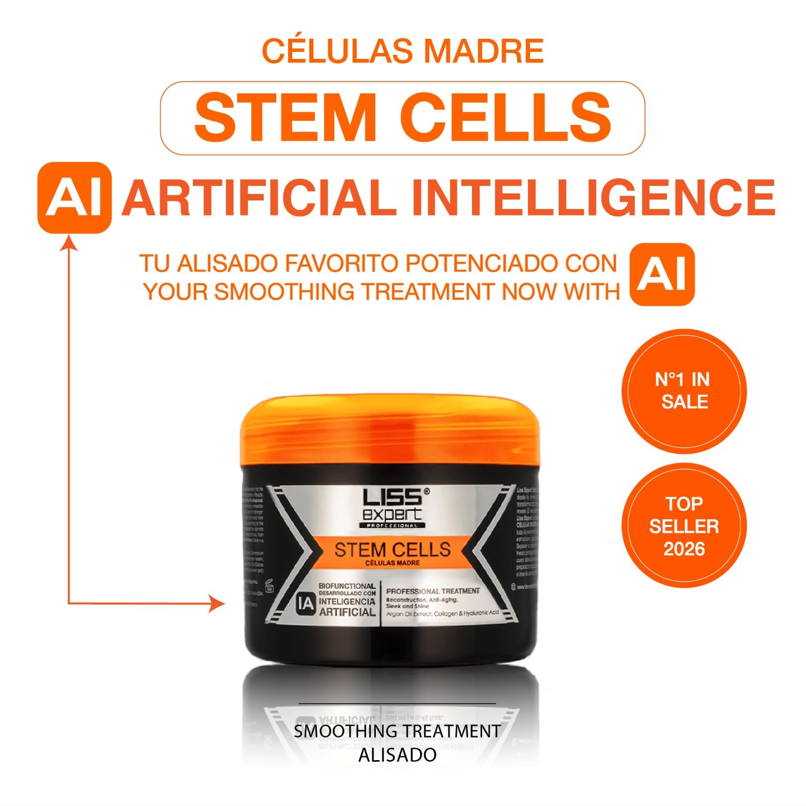 Liss Expert Professional Liss Expert Stem Cells Smoothing Treatment – Organic - Liss Expert Professional Official Product View 3