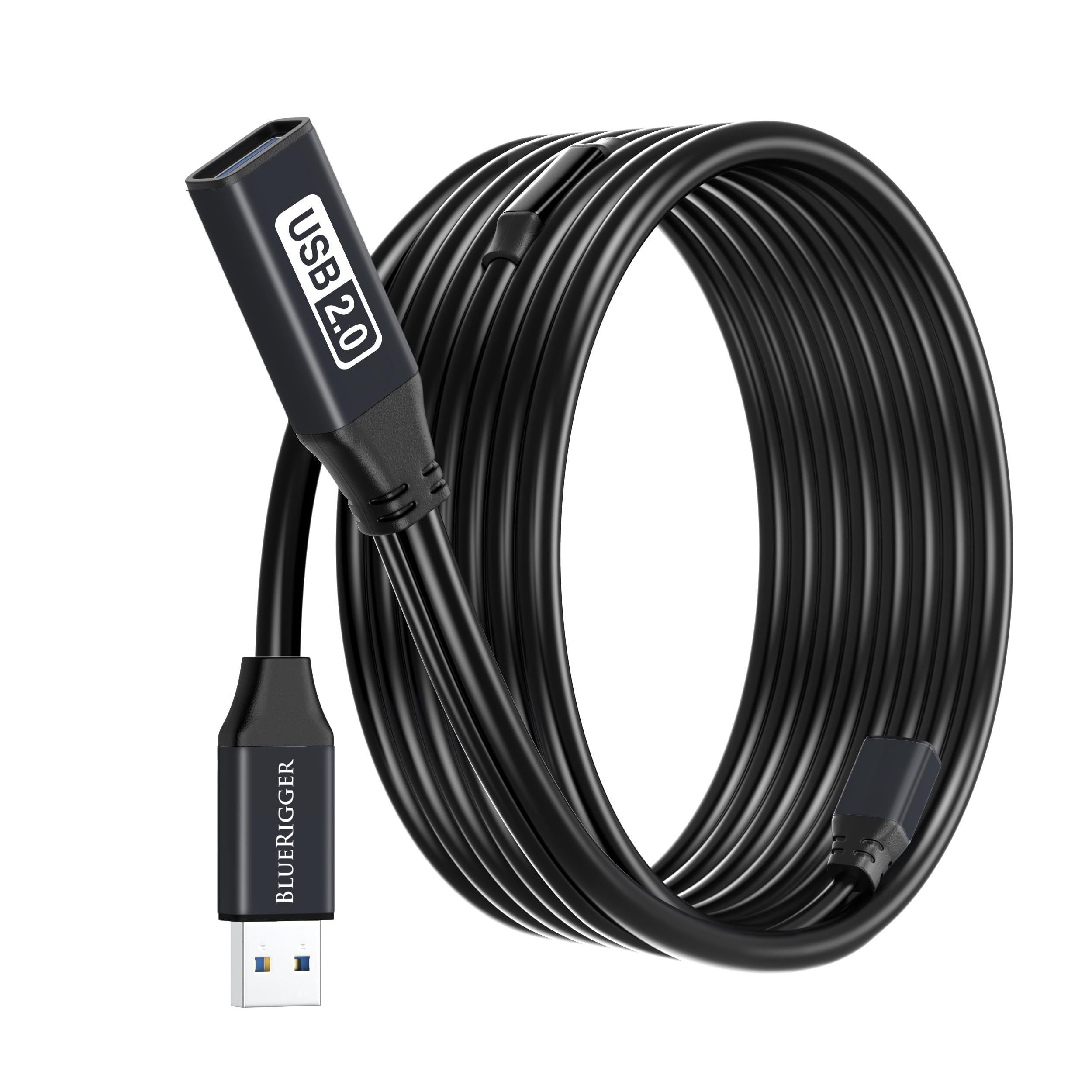 BlueRigger Active USB 3.0 Extension Cable 32FT - Long USB Extension Cable for - BlueRigger Official Product View 10