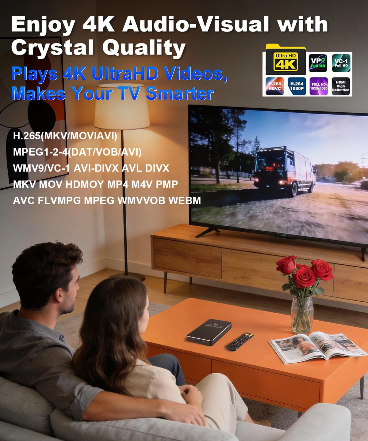 ACEMAX 4K 60Hz Offline Media Player with 2 5 Inch SATA HDD - acemax Official Imagery - 4