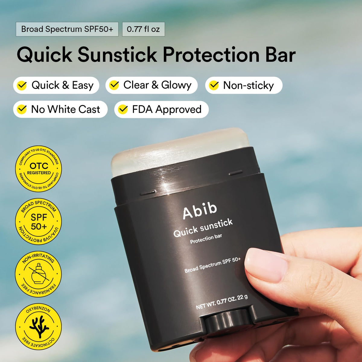 Abib Airy Quick Sunstick DUO SPF50 Broad Spectrum Semi Matte - Abib Official Imagery - 5