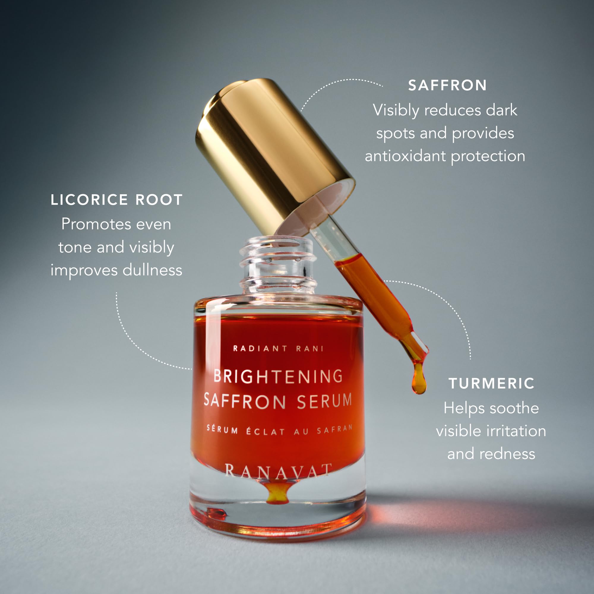 RANAVAT BOTANICS RANAVAT Saffron Brightening Face Serum & Dark Spot Treatment - RANAVAT BOTANICS Official Product View 7