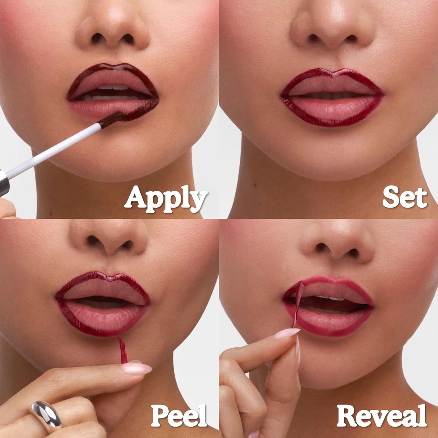 Sacheu Lip Liner STAY-N Peel Off Lip Stain, Longwear, p-INKED - View 7