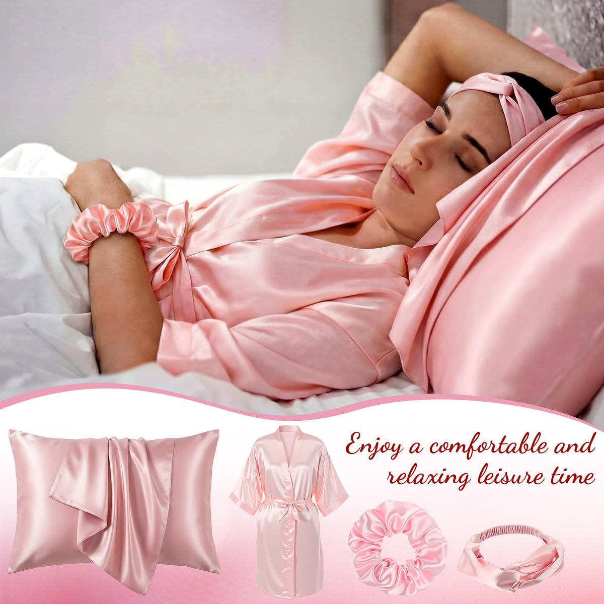 13 Pcs Birthday Gift for Women Spa Care Set Pink - Funnysoft Official Imagery - 6