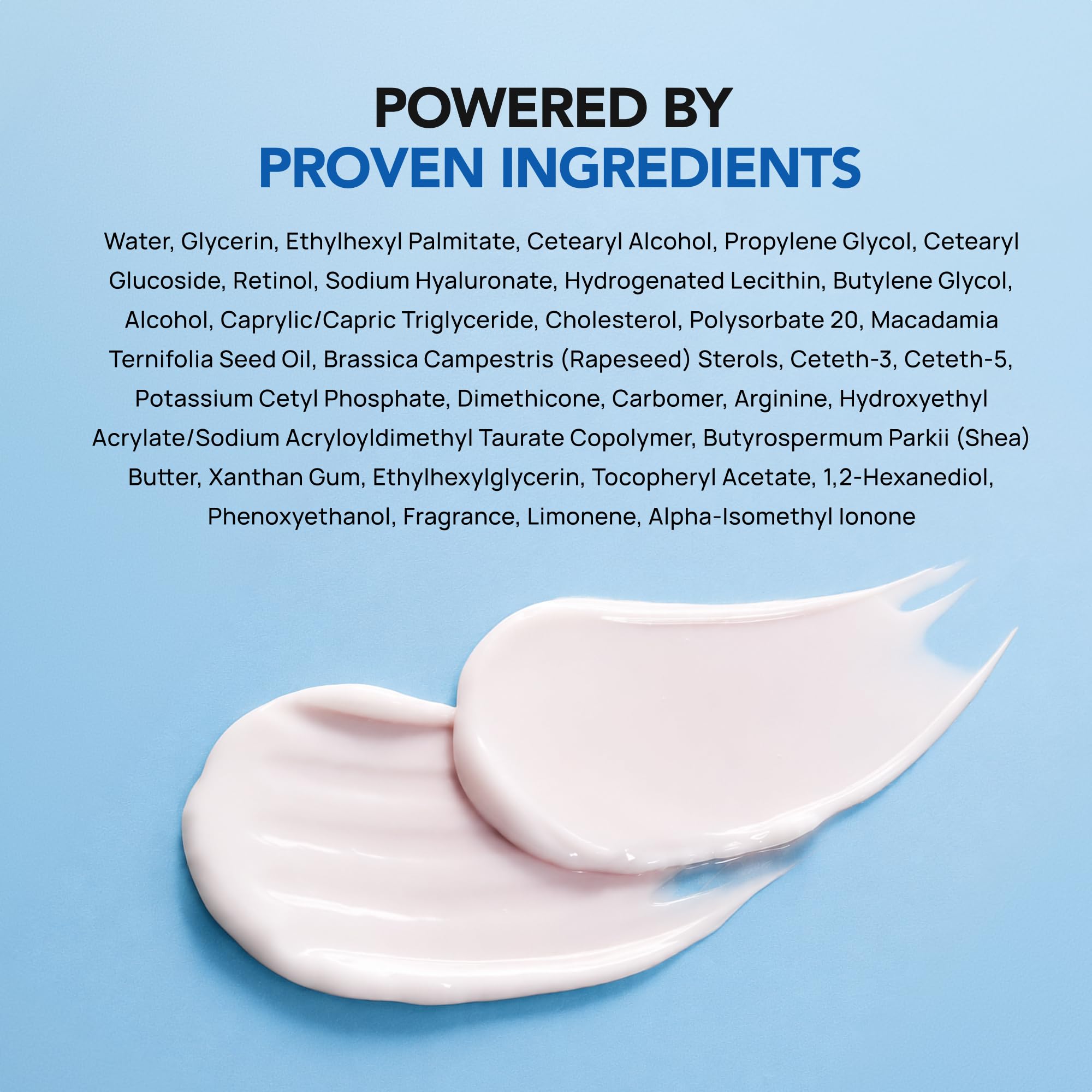 Hyaluronic Acid &amp; Retinol Face Moisturizer, Dermatologist - Azure Cosmetics
