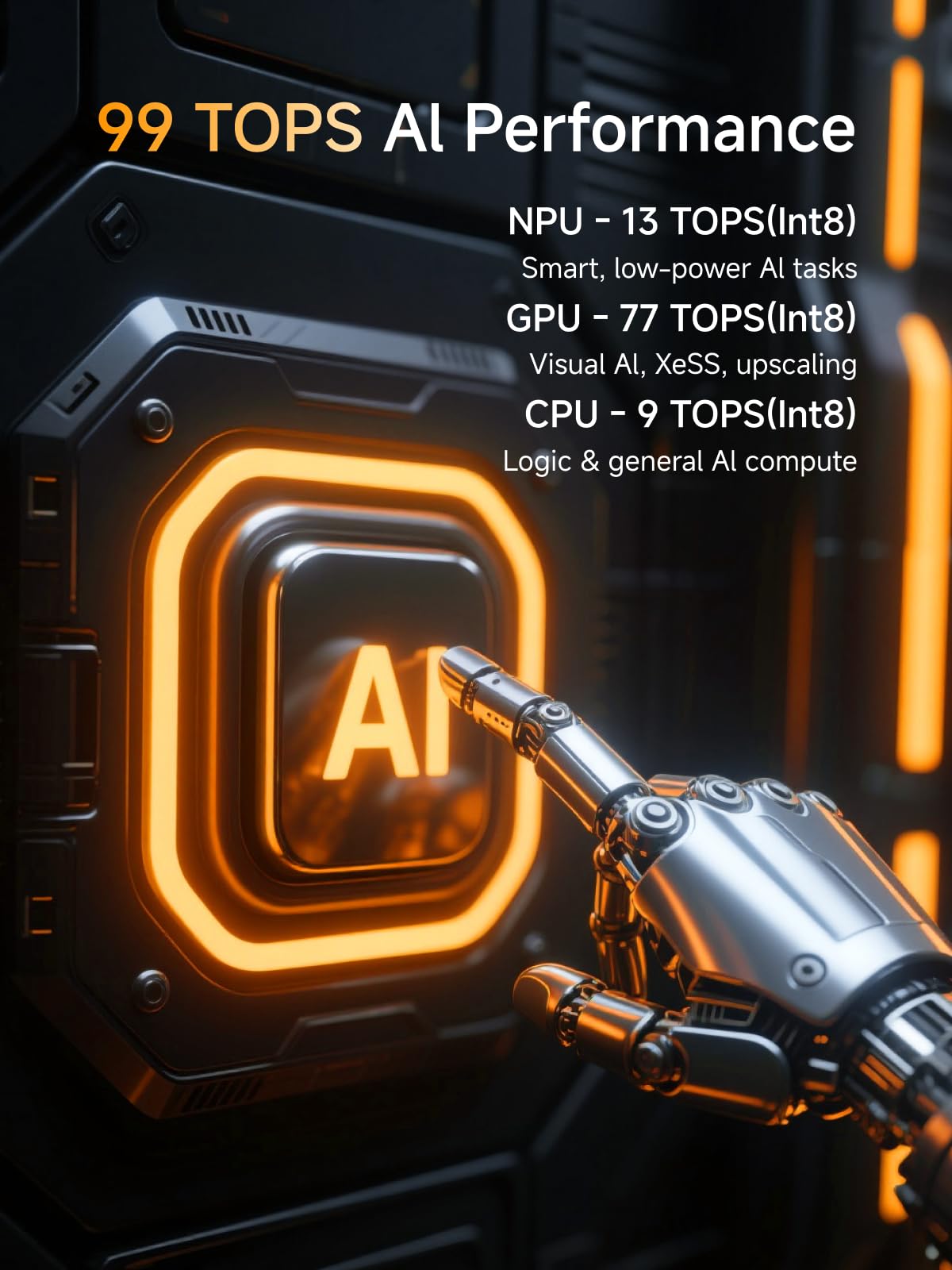 MINISFORUM M1 Pro AI Mini PC Intel Core Ultra 9 285H (16C/16T, Up to 5.4Ghz), 32GB DDR5 1TB SSD, 99 TOPS, 2xUSB4/HDMI/DP Quad Display, OCuLink, 2.5G LAN, Dual Speaker/DMIC, WiFi 7, BT5.4, Arc 140T GPU
