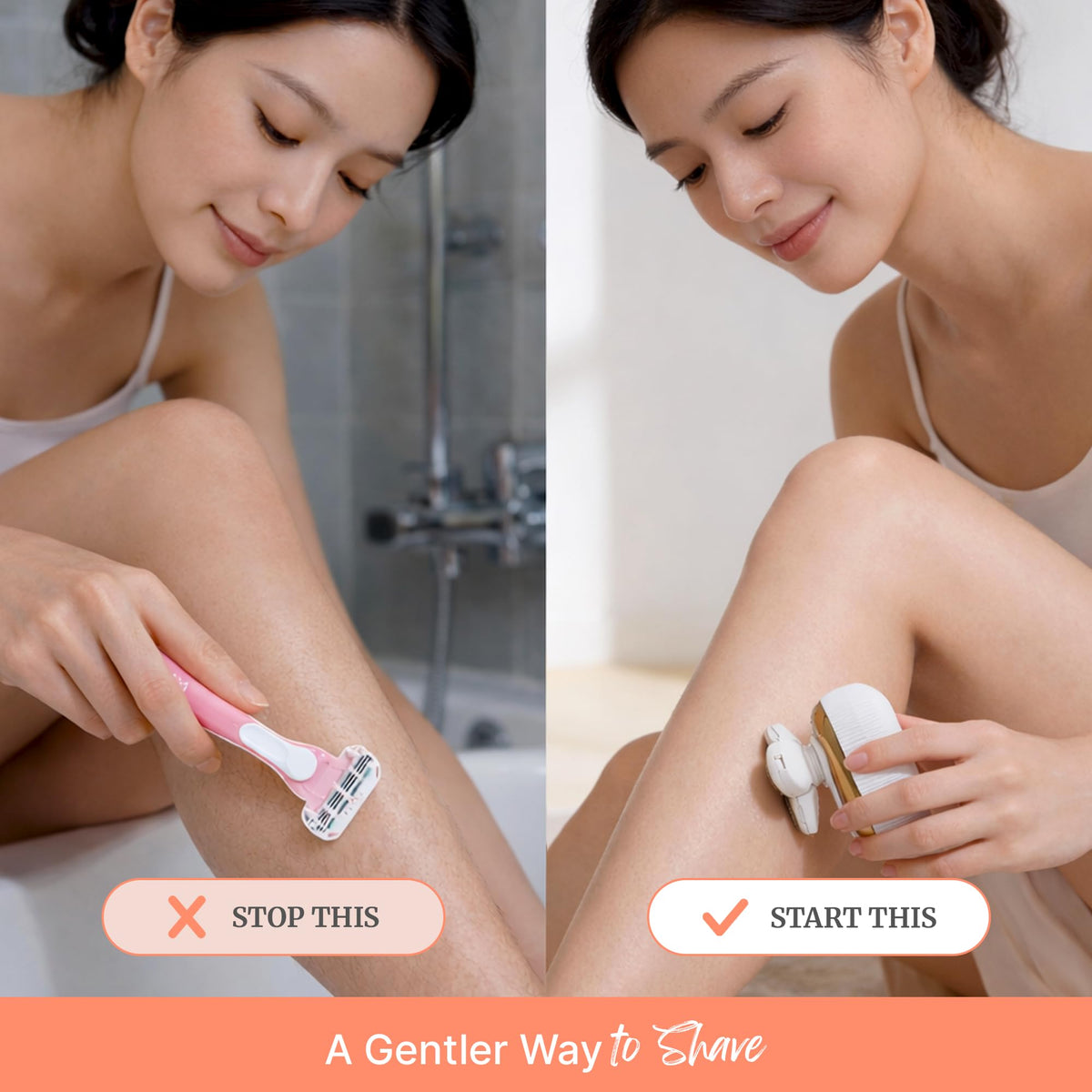 Groomie Hers LuxePro Women s Electric Body Shaver for - Groomie Official Imagery - 5