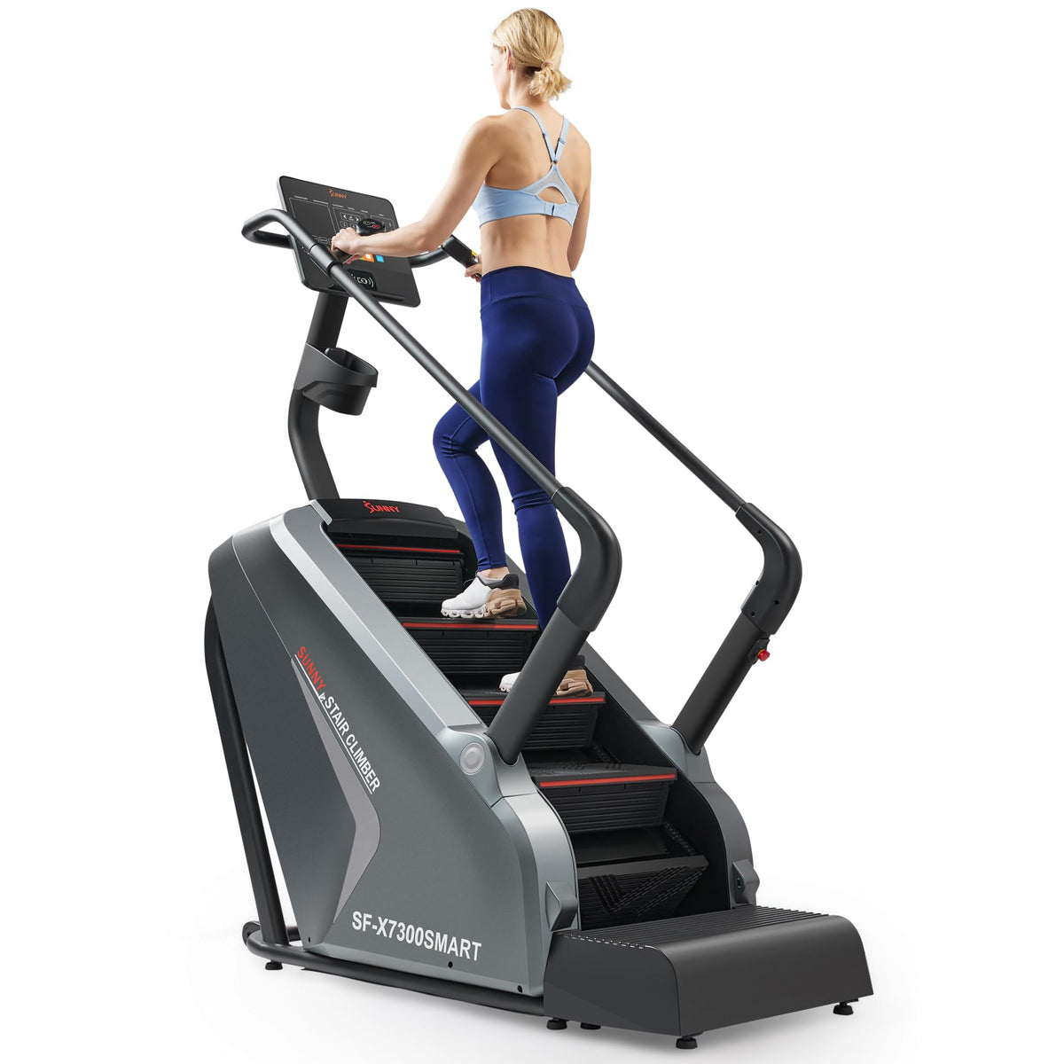 Sunny Health Fitness Smart Commercial Grade Stepper Stair - Sunny Health & Fitness Official Imagery - 1
