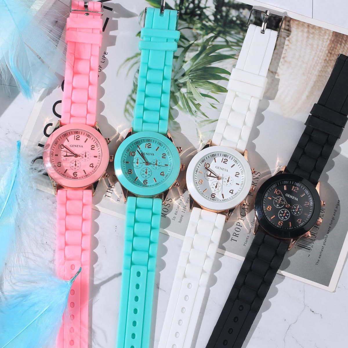 Wholesale 10 Assorted Women Men Silicone Casual Watch Quartz - CdyBox Official Imagery - 6