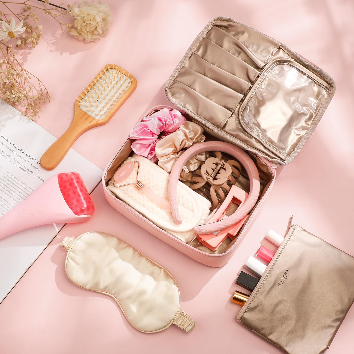 Sawysine 11 Pcs Pink Box Pack for Women Pink Spa Birthday - Sawysine Official Imagery - 7