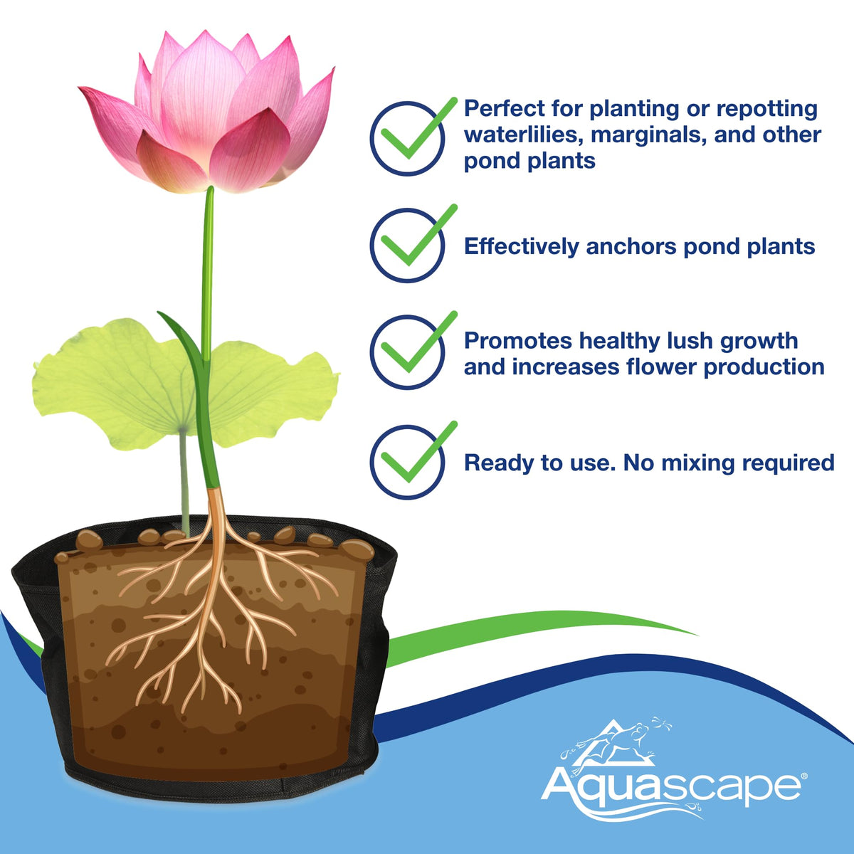 Aquascape Pond Plant Potting Media Nutrient Rich Aquatic - Aquascape Official Imagery - 6