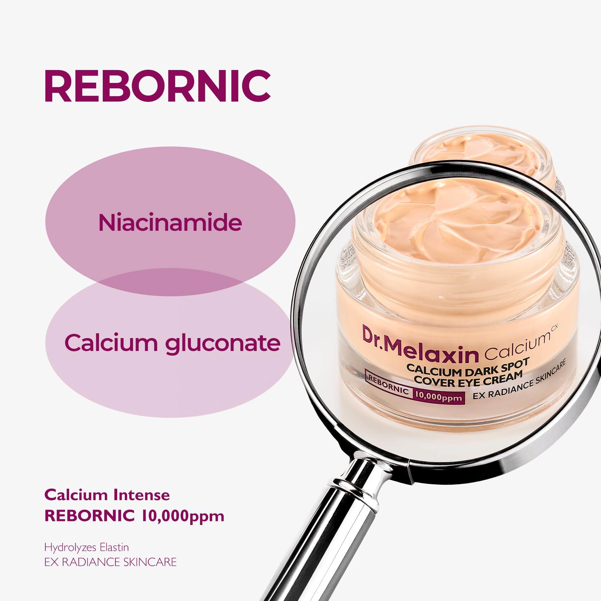 Dr.Melaxin Calcium Dark Spot Eye Cream 15g – Niacinamide & Calcium Gluconate - Dr.Melaxin Official Product View 5