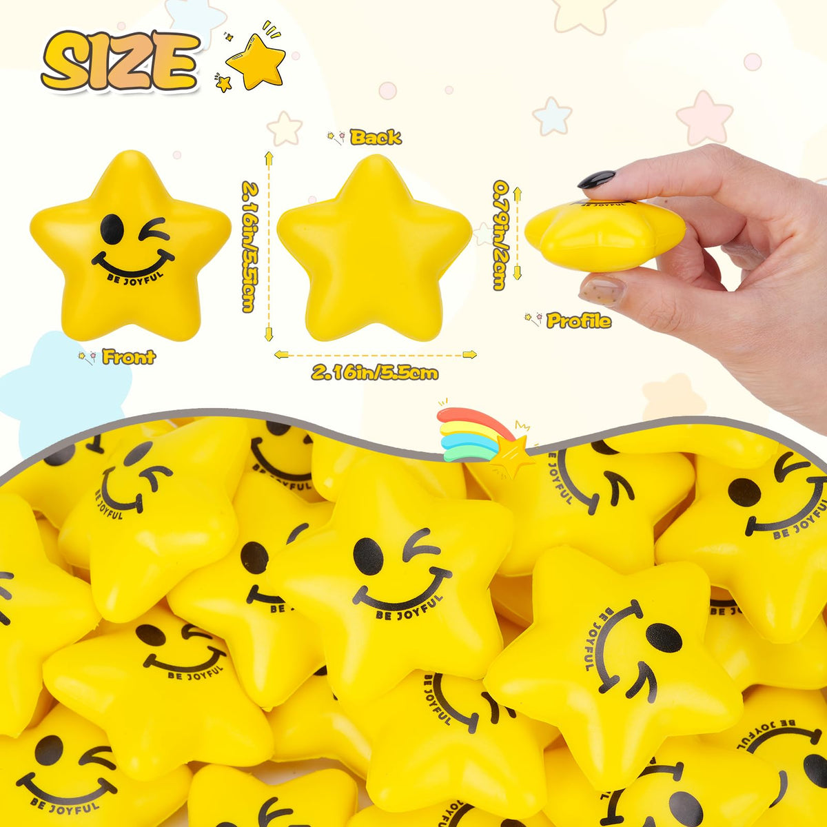 Stress Balls 108PCS Stress Balls for Kids Adults - SHQDD Official Imagery - 4