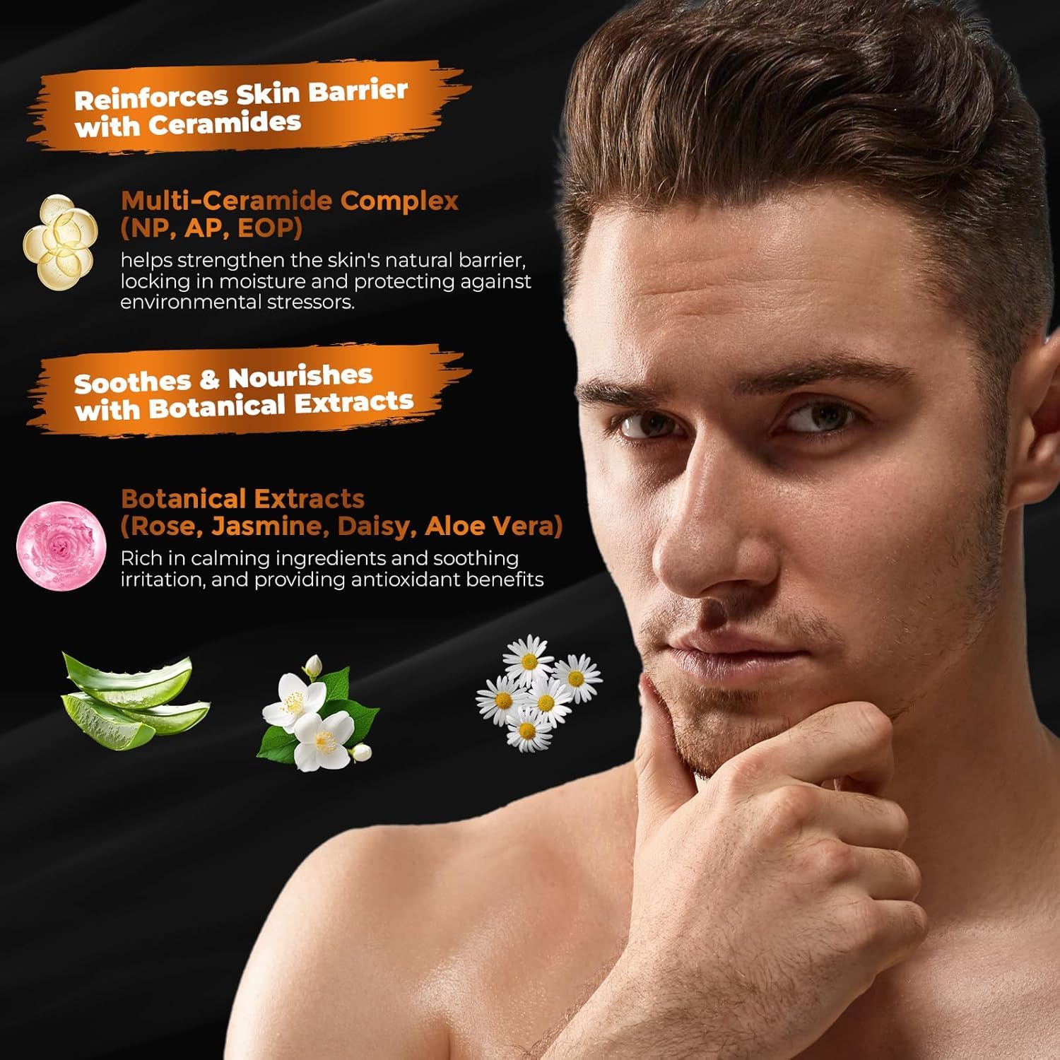 Gift for Men Skincare Men's Skin Care Facial Kit Complete - AN BAILIHUA