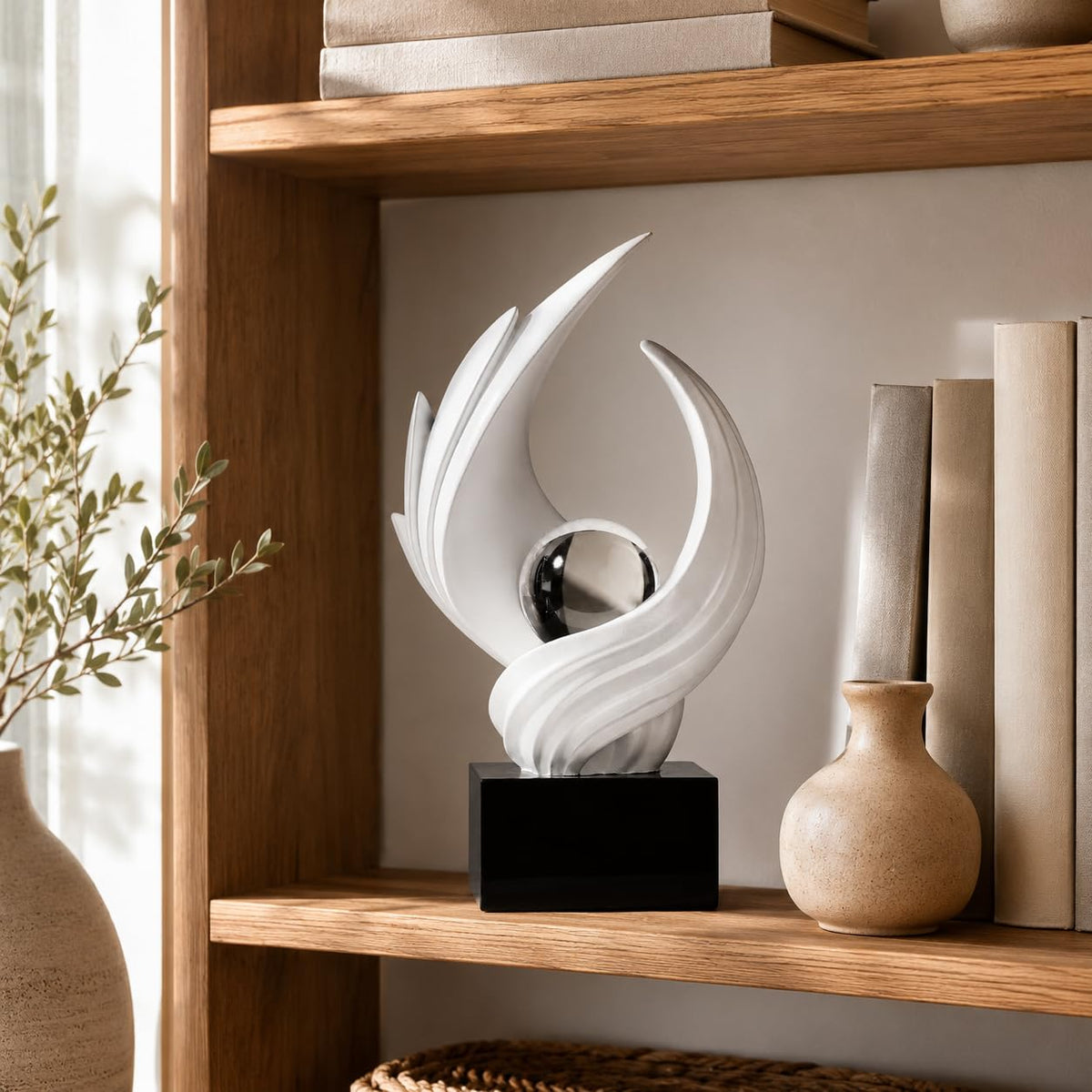 Abstract Art Sculptures Living Room Book Shelf Decor - XGZY Official Imagery - 6