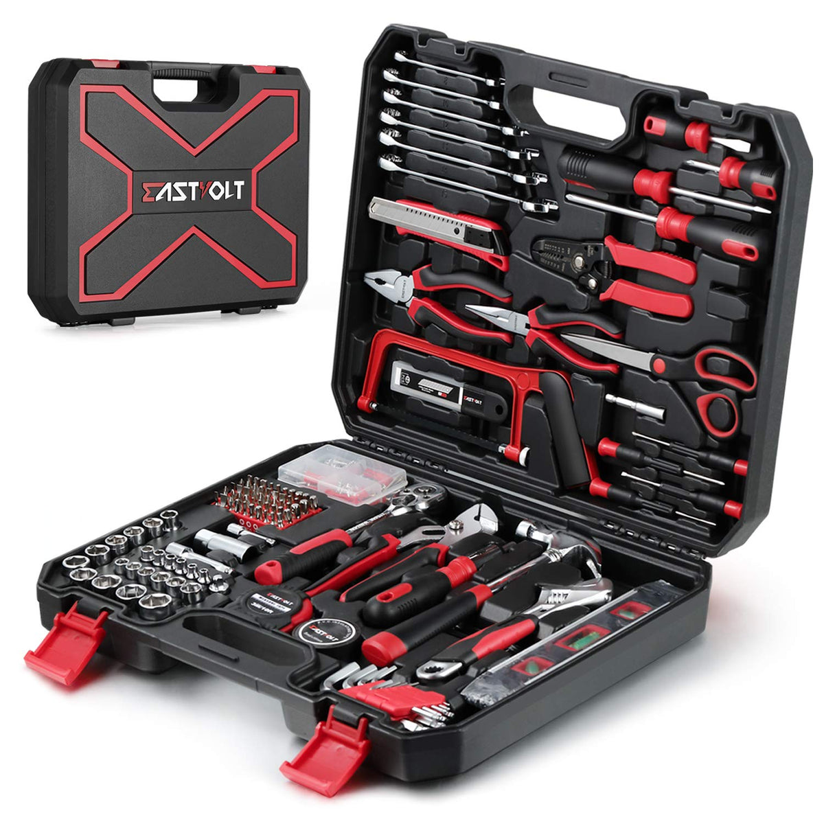 Eastvolt 218 Piece Household Tool Kit Auto Repair Tool Set - Eastvolt Official Imagery - 1