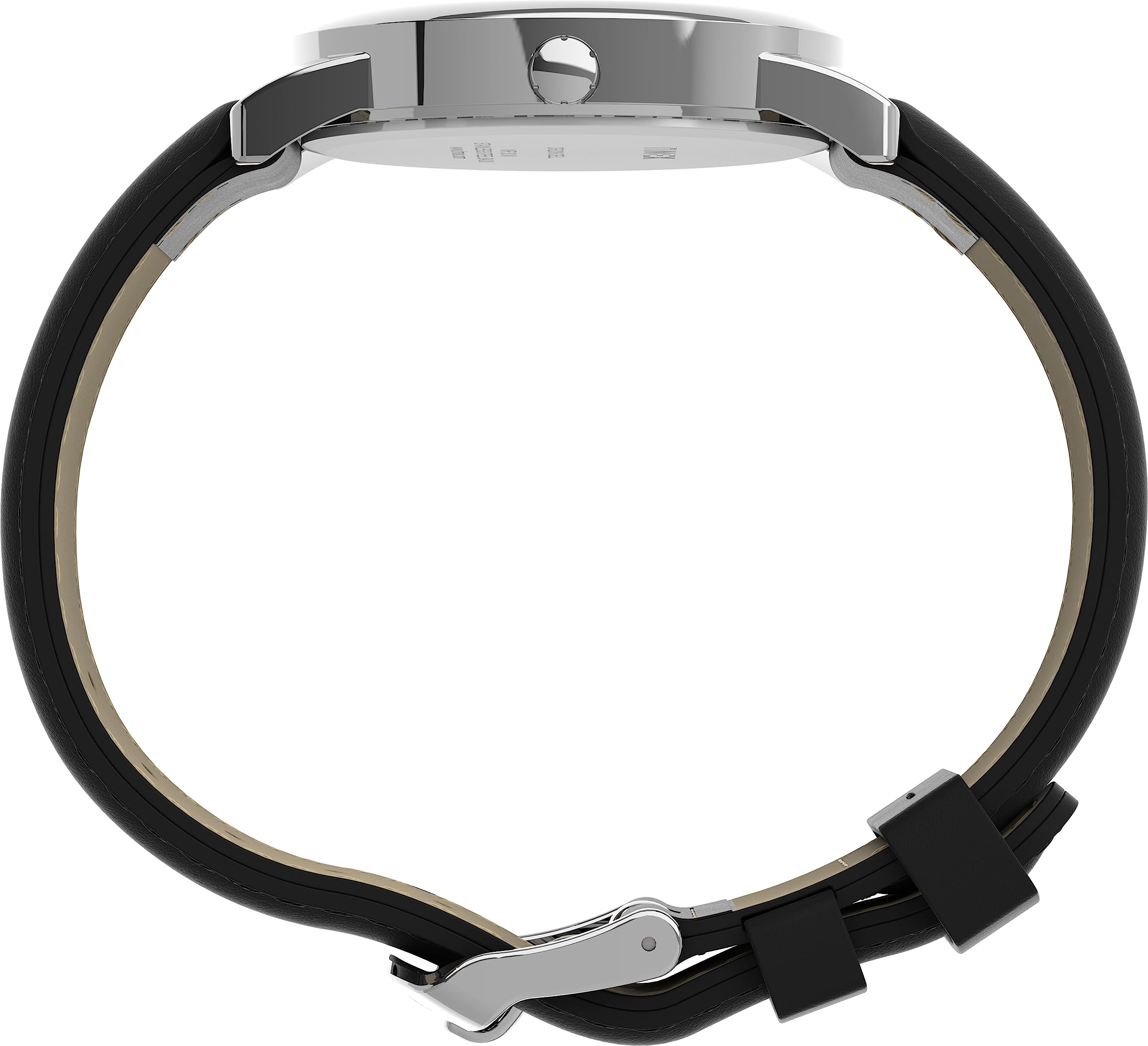 Timex Easy Reader 35mm Watch T2H281 Black Leather INDIGLO