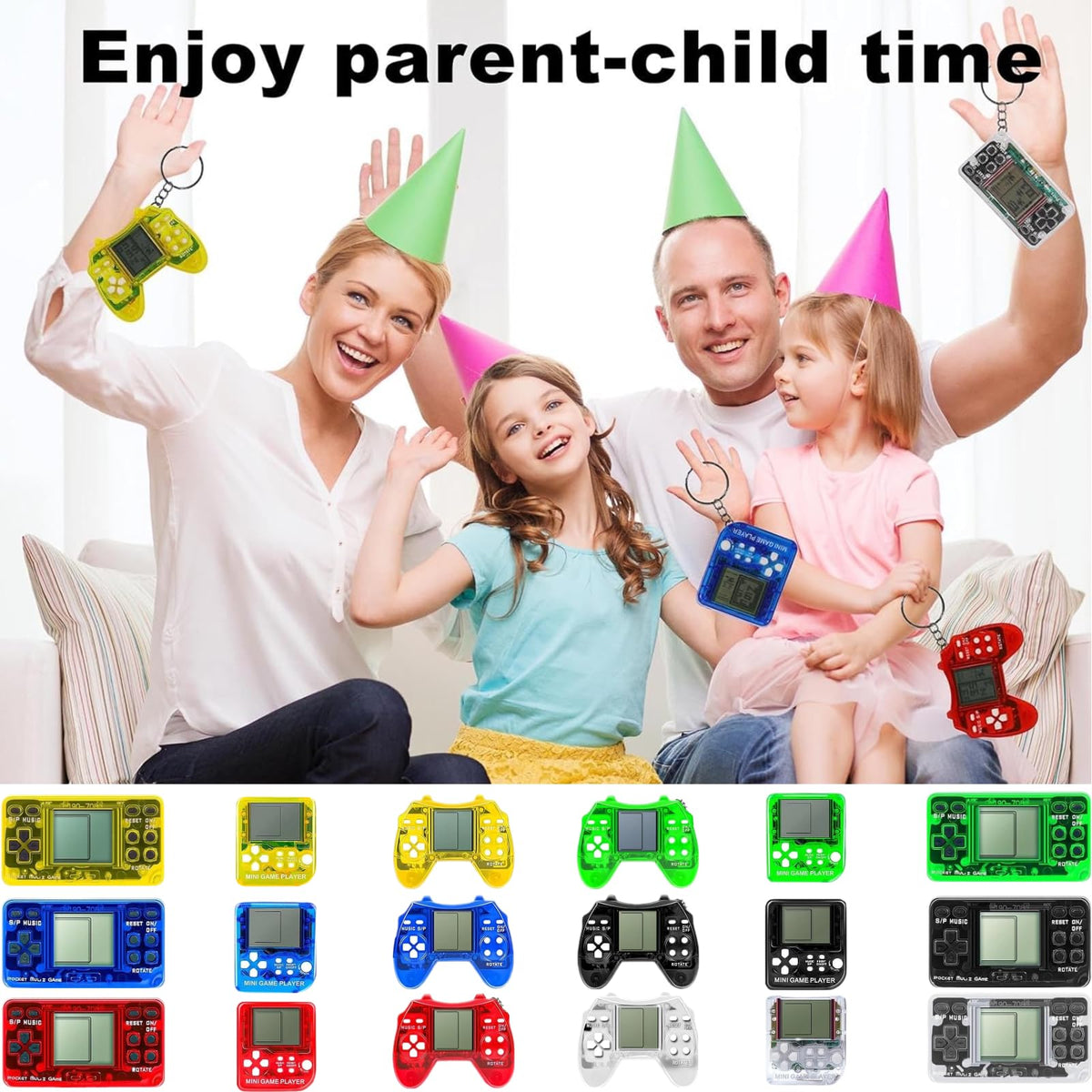 18Pcs Video Game Party Favors Mini Game Keychain Arcade - Teirdth Official Imagery - 3