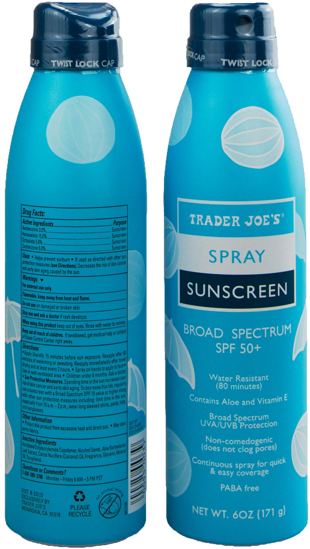 Trader Joe s Nourish Spray Sunscreen SPF 50 Broad Spectrum - TJ's Official Imagery - 3