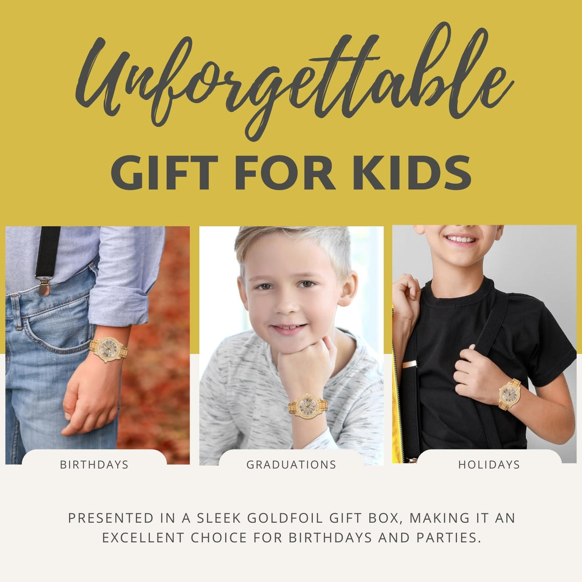 Halukakah Diamonds Watch Iced Out for Boy Teens Kids - Halukakah Official Imagery - 8