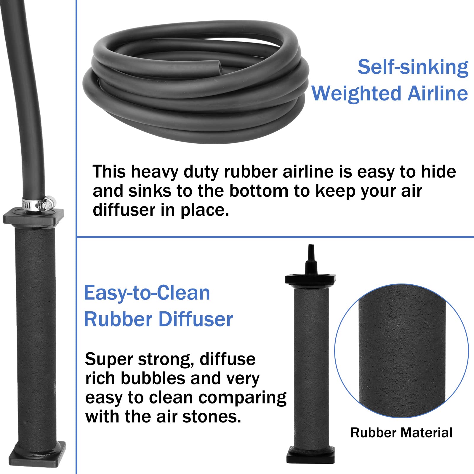 AquaMiracle All-in-One Pond Aeration System - Koi Pond Aerator wi - AquaMiracle Official Product View 5