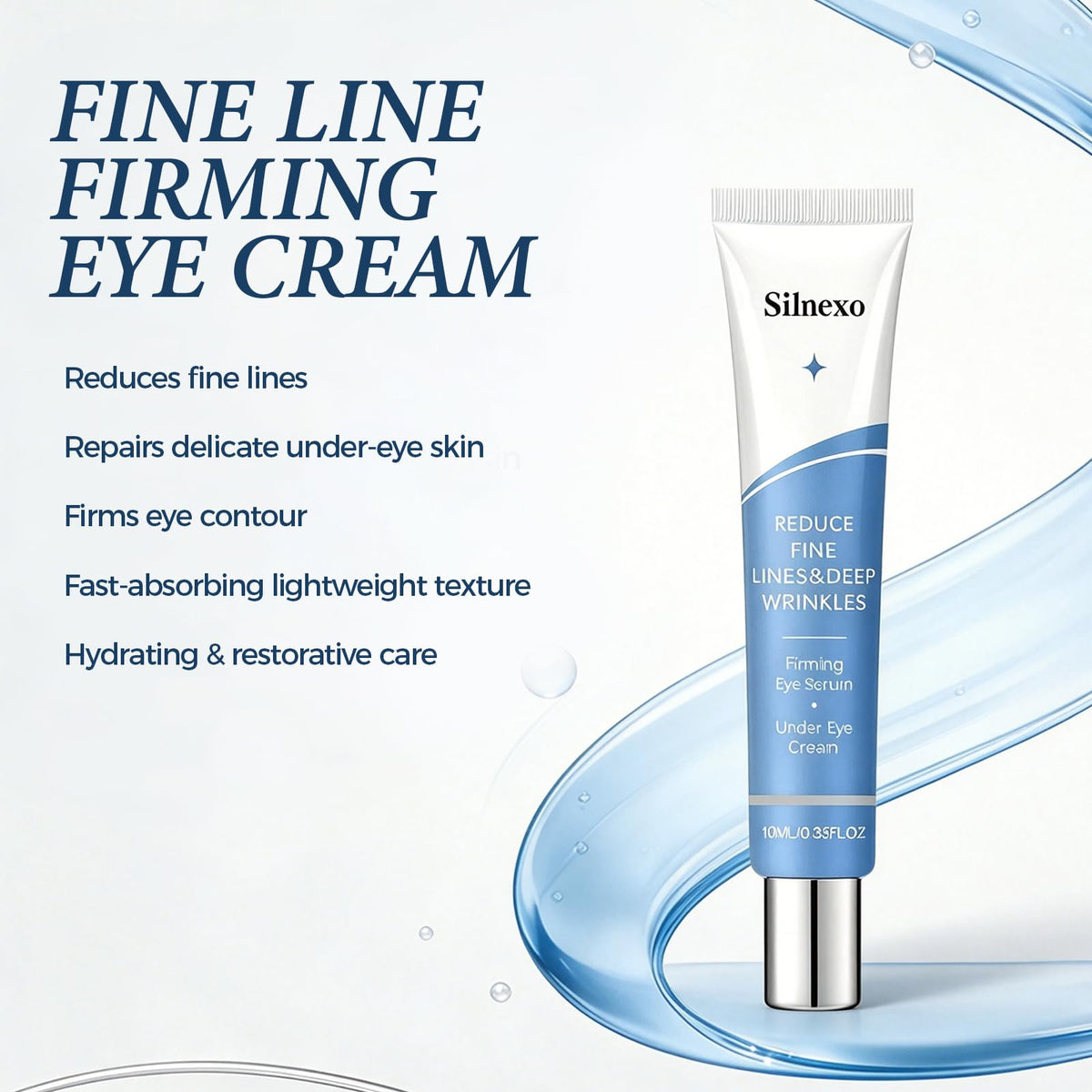 Instant Firming Eye Serum Visibly Reduces Bags Dark Circles - Silnexo Official Imagery - 3
