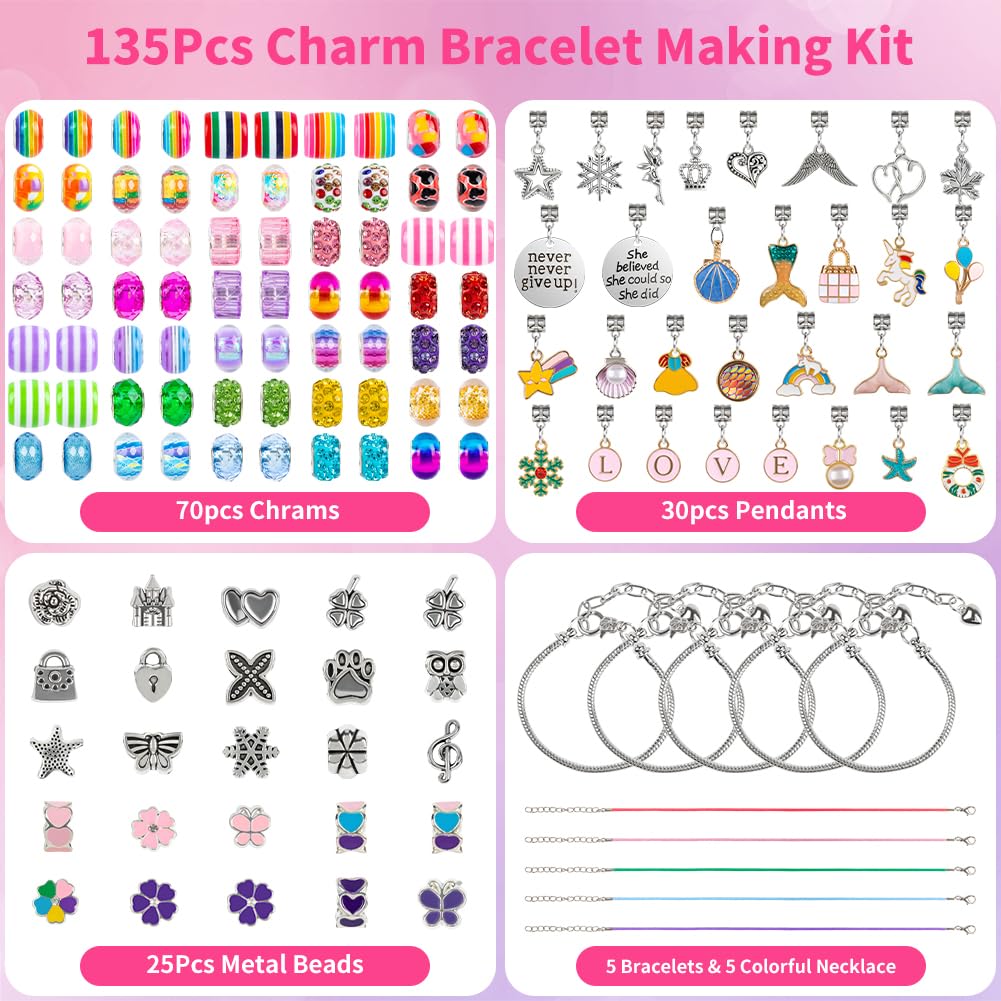 Sofier Jewelry Bracelet Making Kit for DIY Beads Charms Set - Sofier Official Imagery - 5