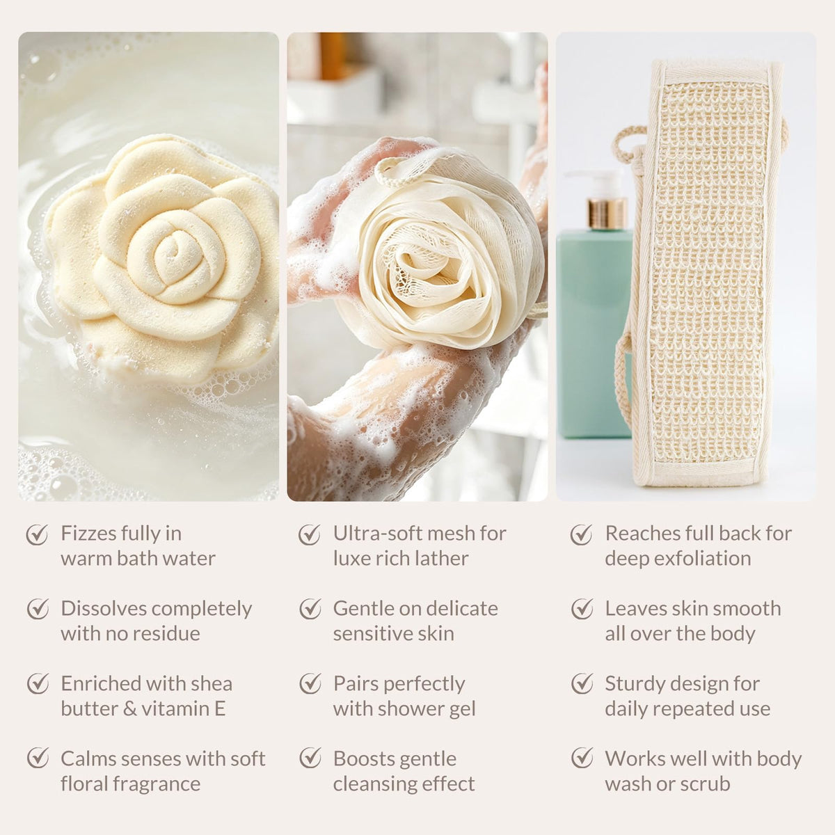 Gift Basket for Women 8pcs Magnolia Jasmine Spa Gift Baskets - ArioseMonde Official Imagery - 7