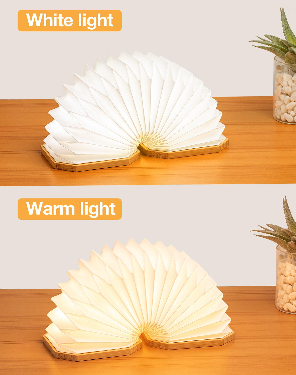 Originality Folding Accordion Lamp Japanese Gift LED Paper - ZBOLE Official Imagery - 7