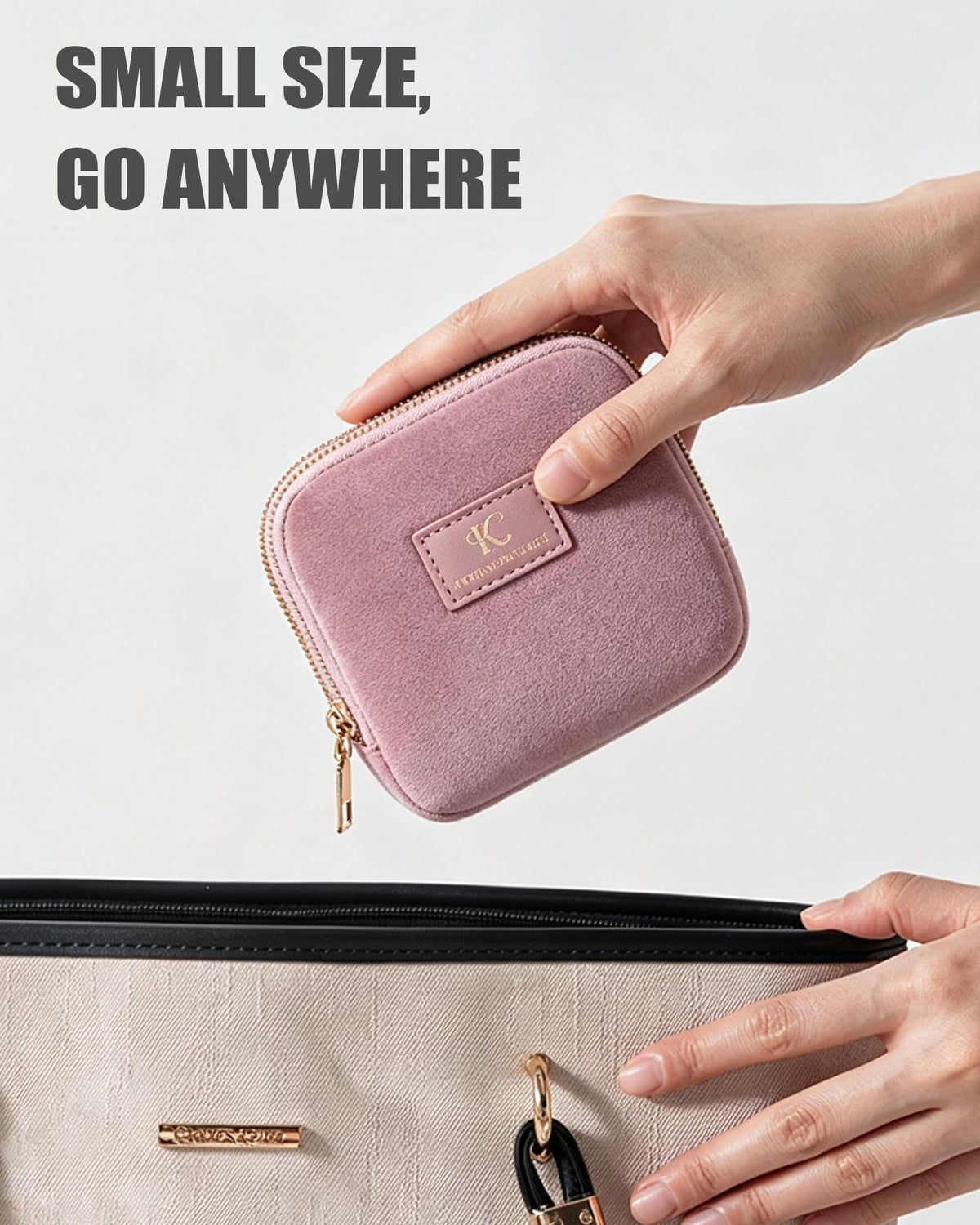 WOOMADA Velvet Travel Jewelry Organizer Case - WOOMADA Official Imagery - 6
