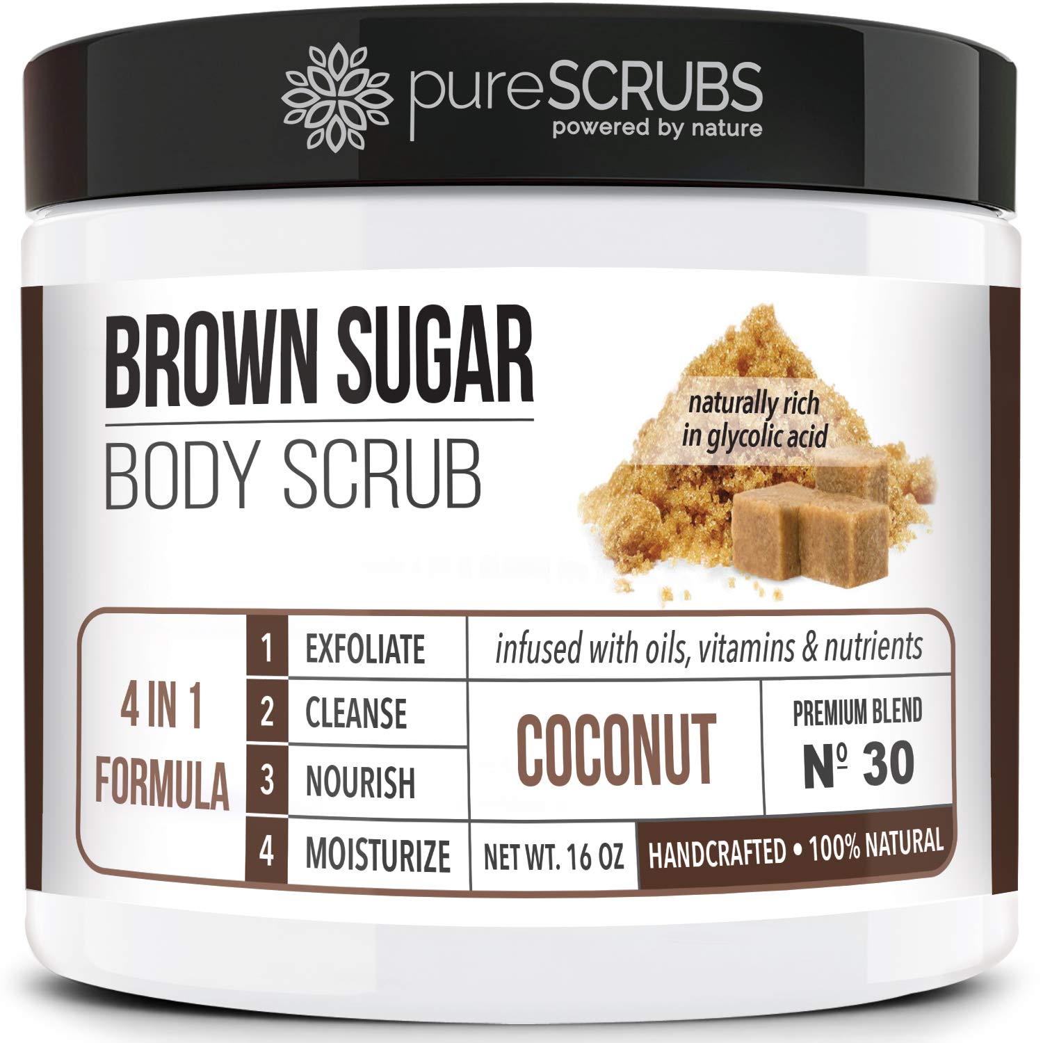 pureSCRUBS Premium Vanilla Brown Sugar Scrub, Exfoliating Body Scrub Set - pureSCRUBS Official Product View 9