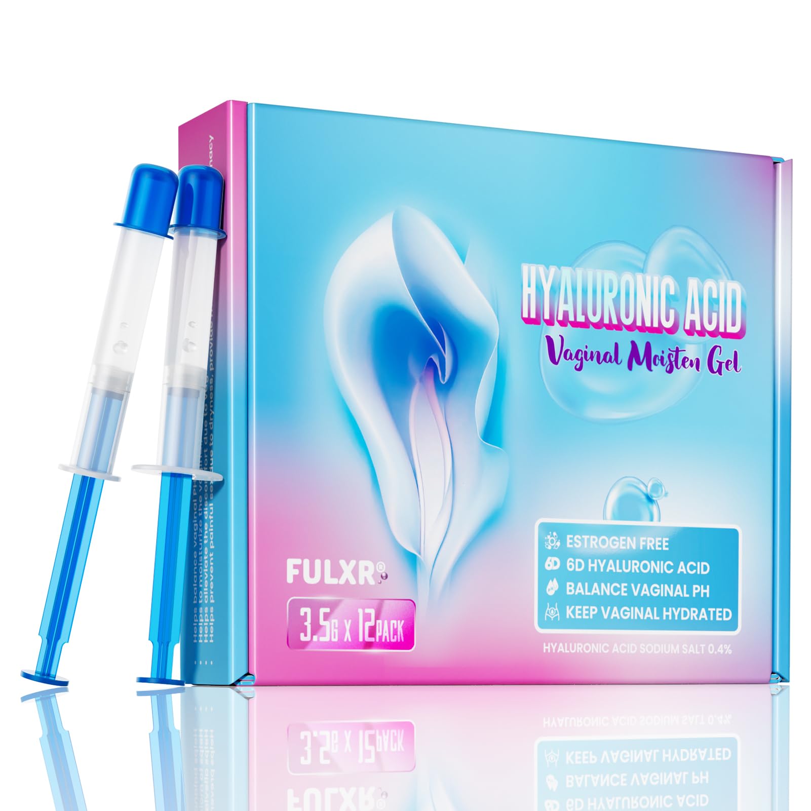 Vaginal Moisturizer Gel for Women with 14mg Hyaluronic Acid - FULXR Official Imagery - 2