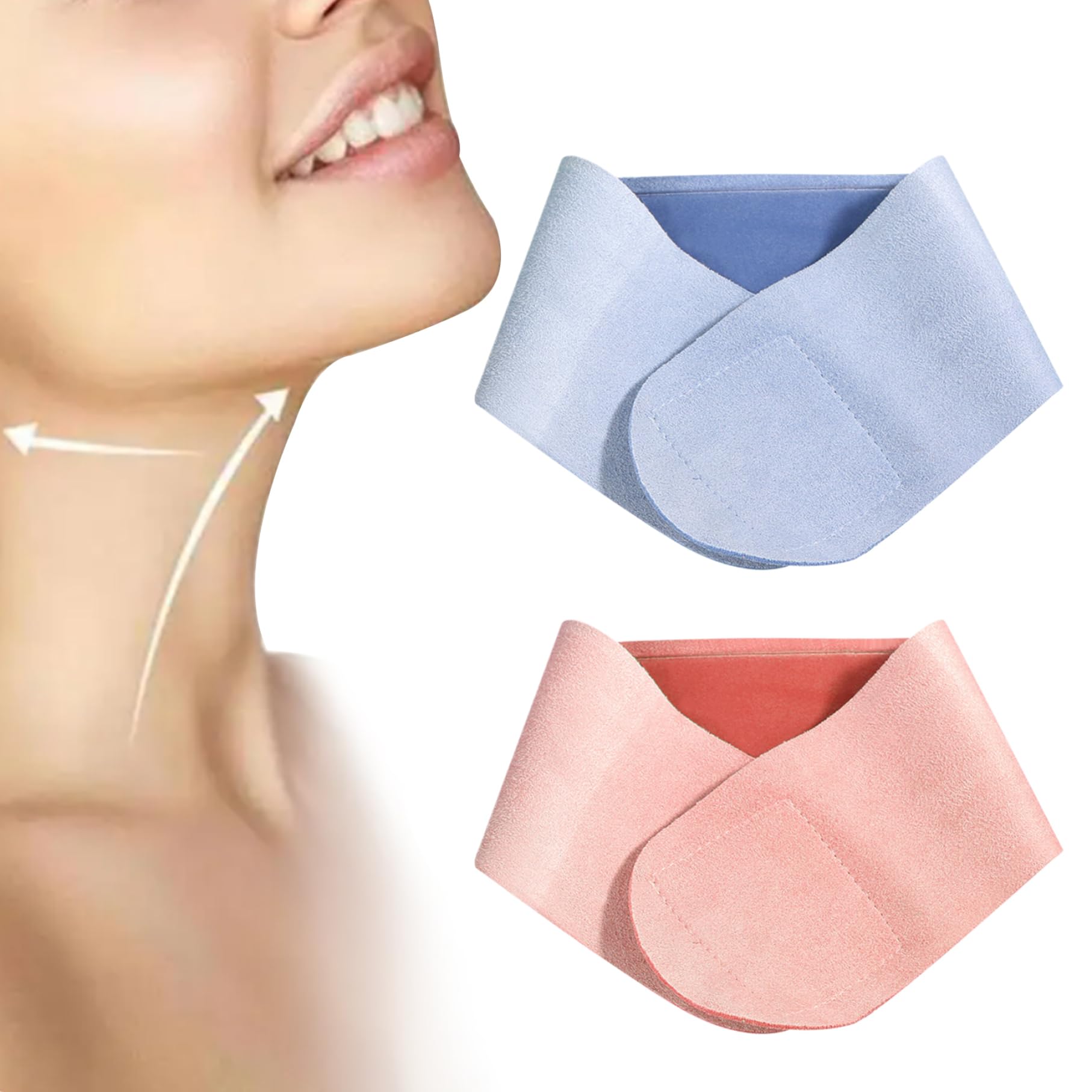 Neck Wrinkle Patches 2Pcs Reusable Silicone Neck Patches Mask - LLPGETRR