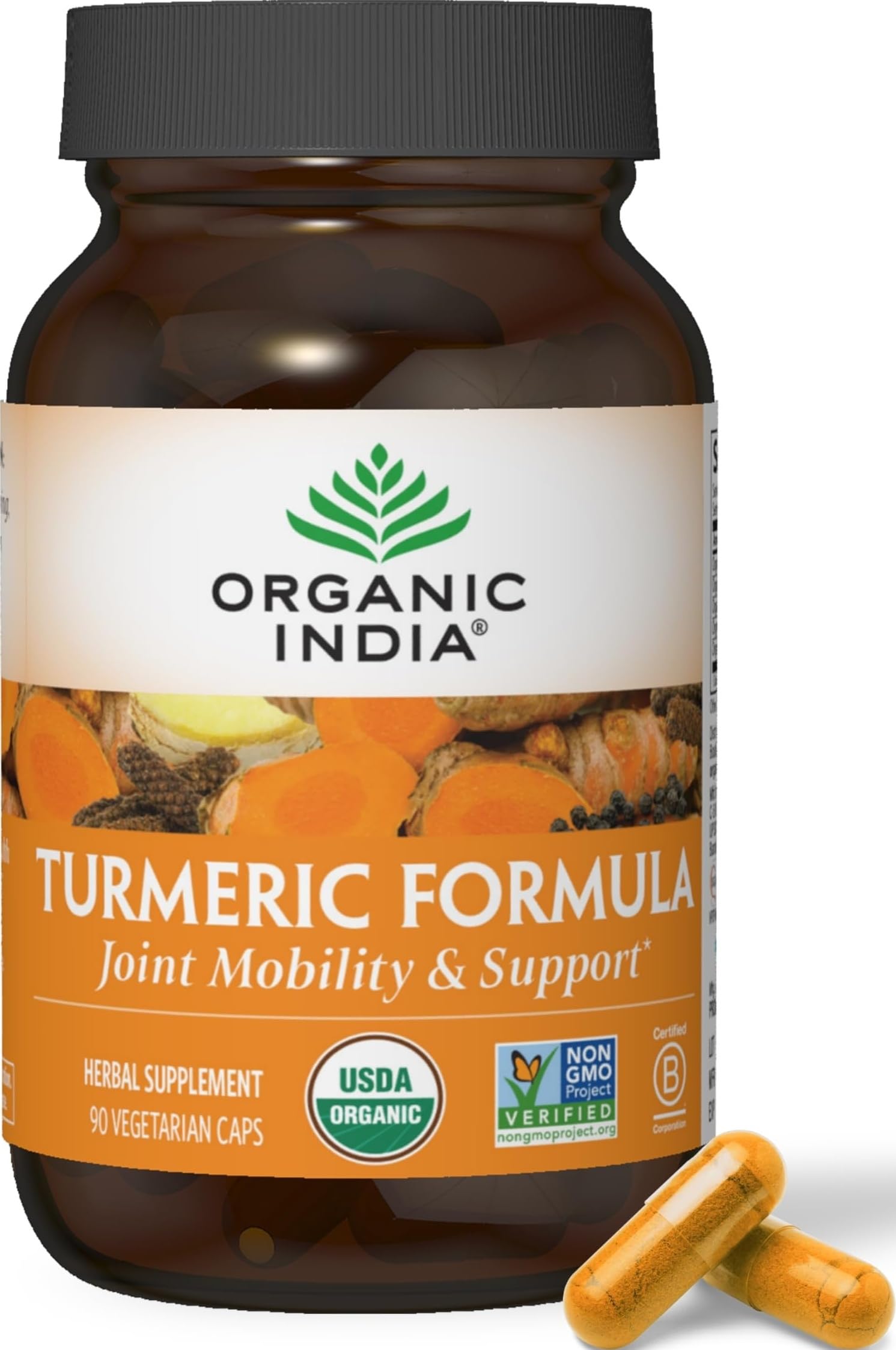 ORGANIC INDIA Turmeric Curcumin with Black Pepper, Capsules, 1... - ORGANIC INDIA Official Product View 10