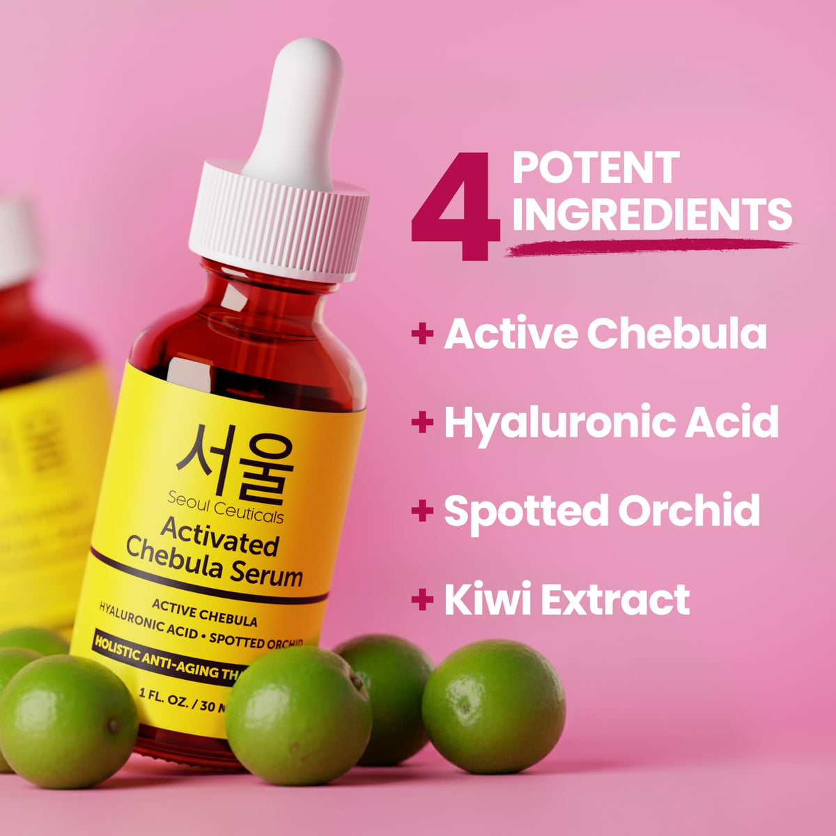 SeoulCeuticals Chebula Active Serum Korean Anti Aging Serum - SeoulCeuticals Official Imagery - 3