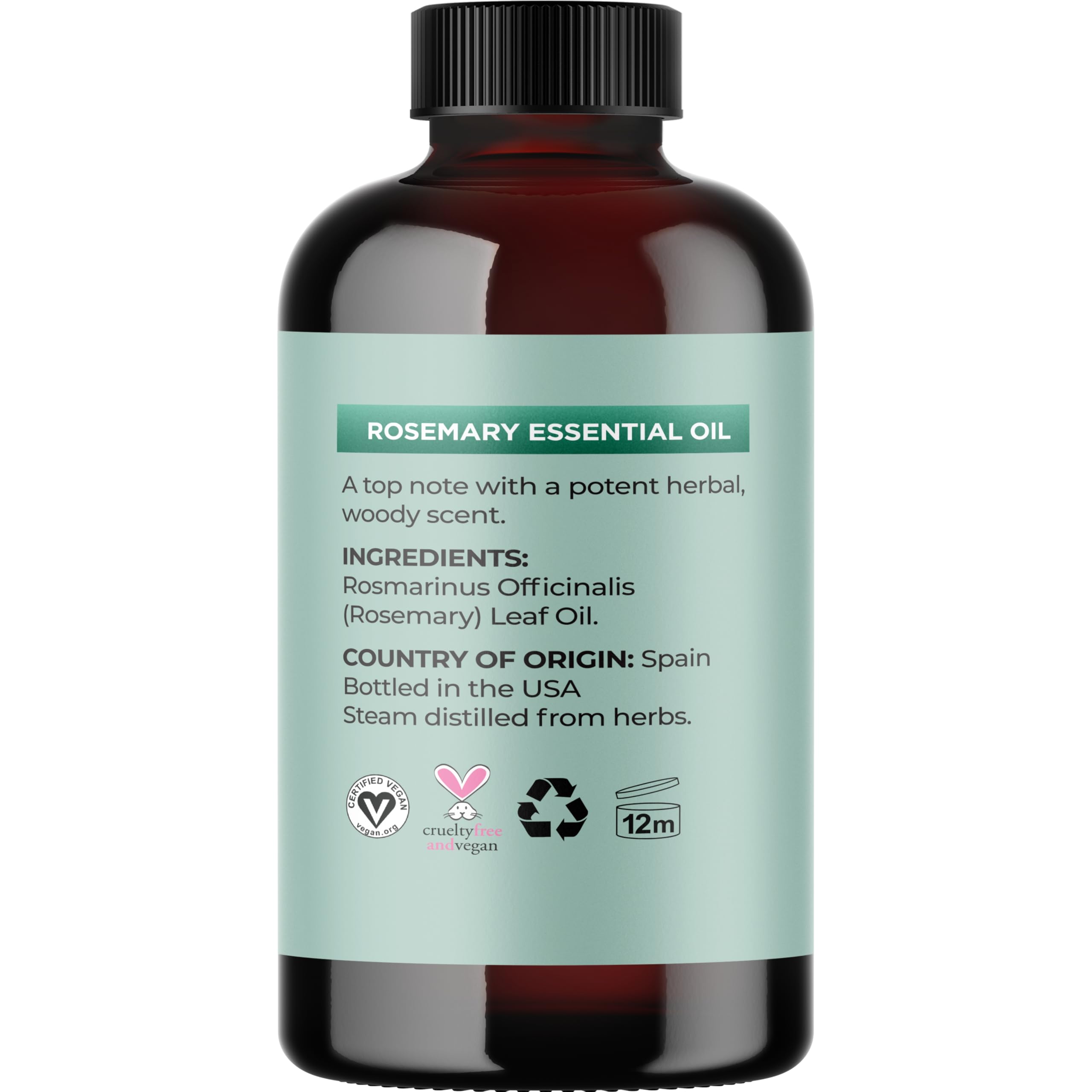 Maple Holistics Pure Rosemary Essential Oil with Dropper - Undiluted Rosemary - Maple Holistics Official Product View 5