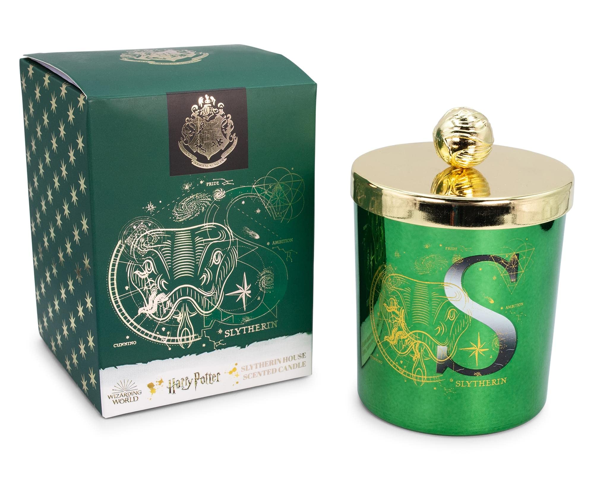 Harry Potter House Slytherin Premium Scented Soy Wax Candle - Ukonic Official Imagery - 3