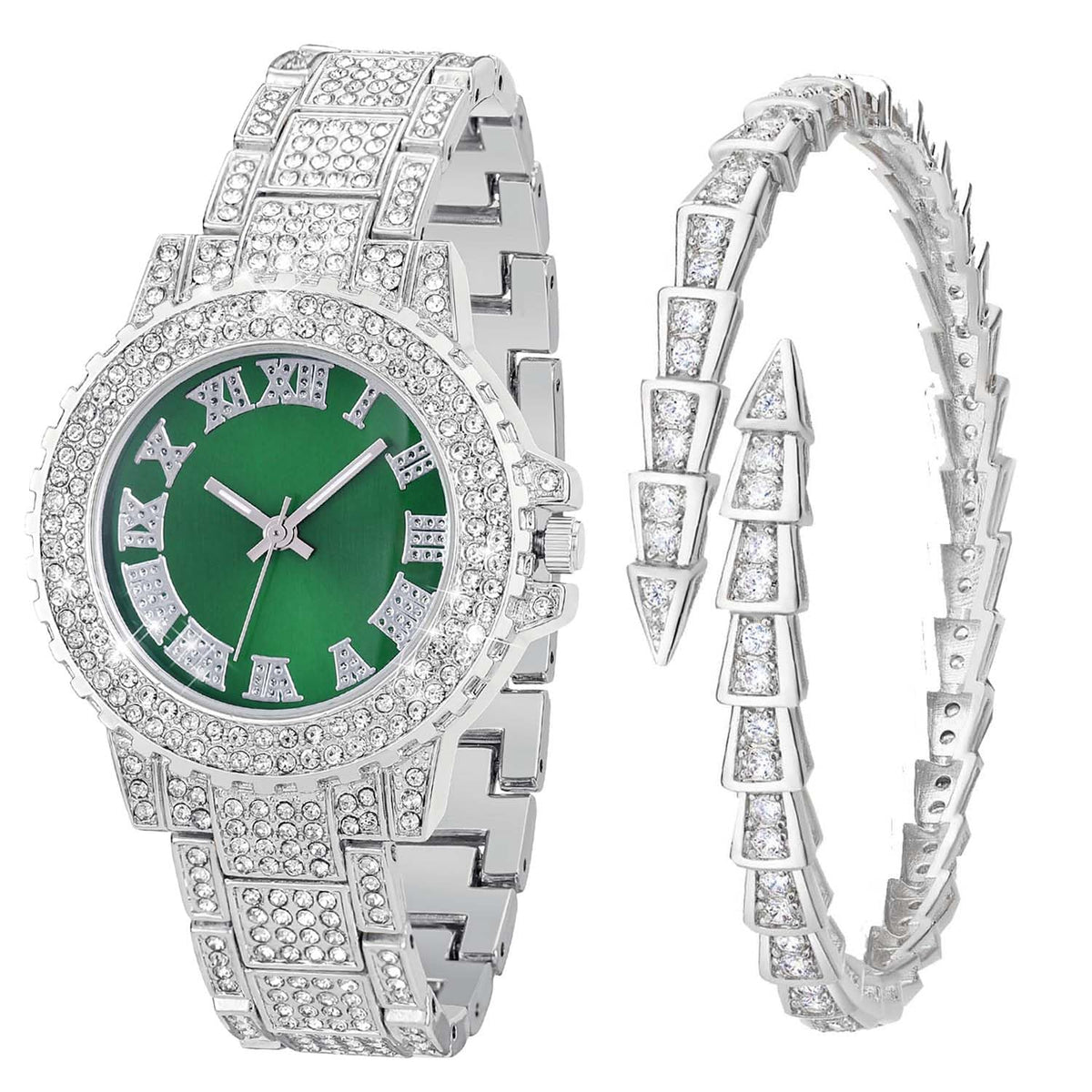 Watch for Women Interior Full Diamond Bling Rhinestone Iced - Kchss Official Imagery - 8