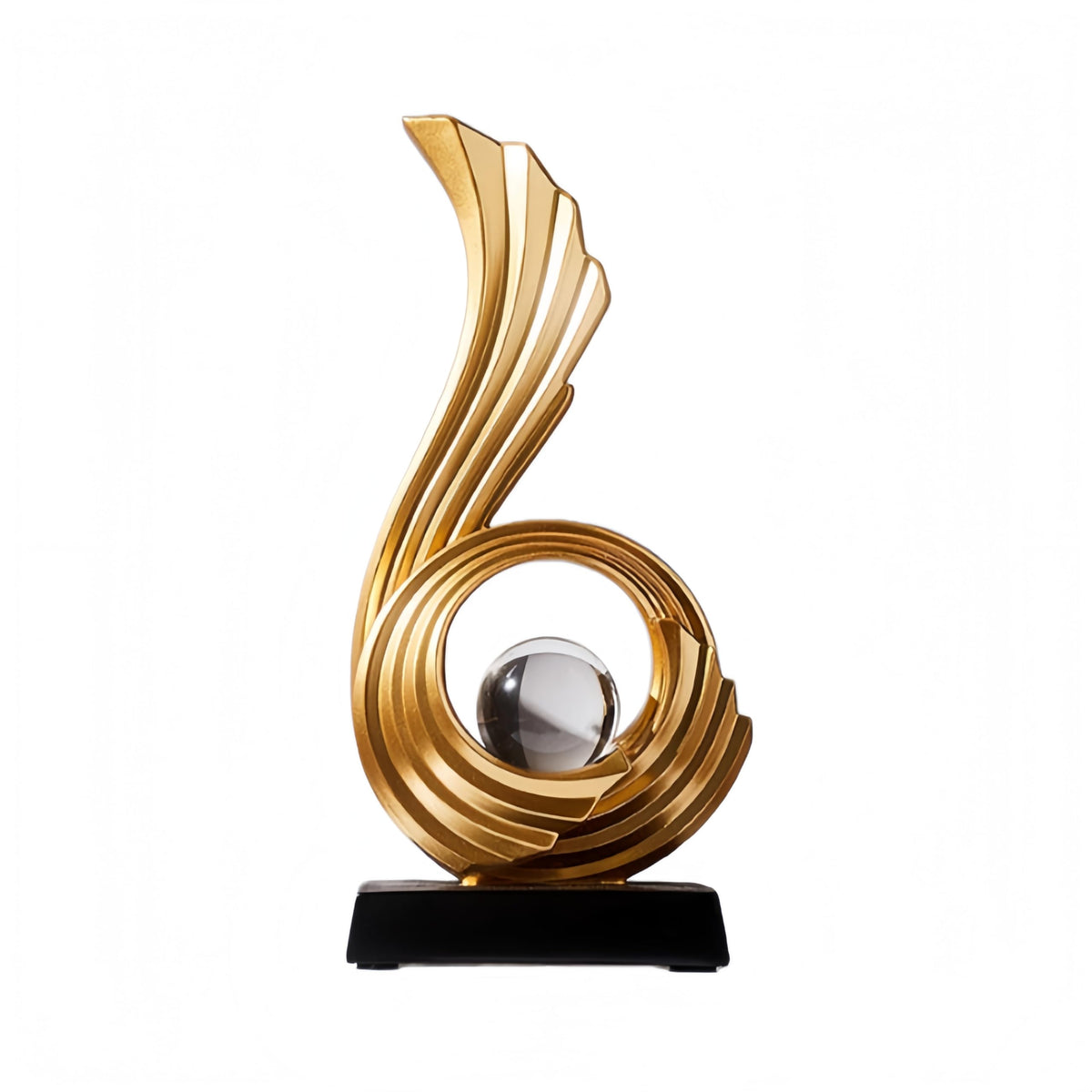 AWNR Modern Gold Statue Decorations Home Living Room Console - AWNR Official Imagery - 1