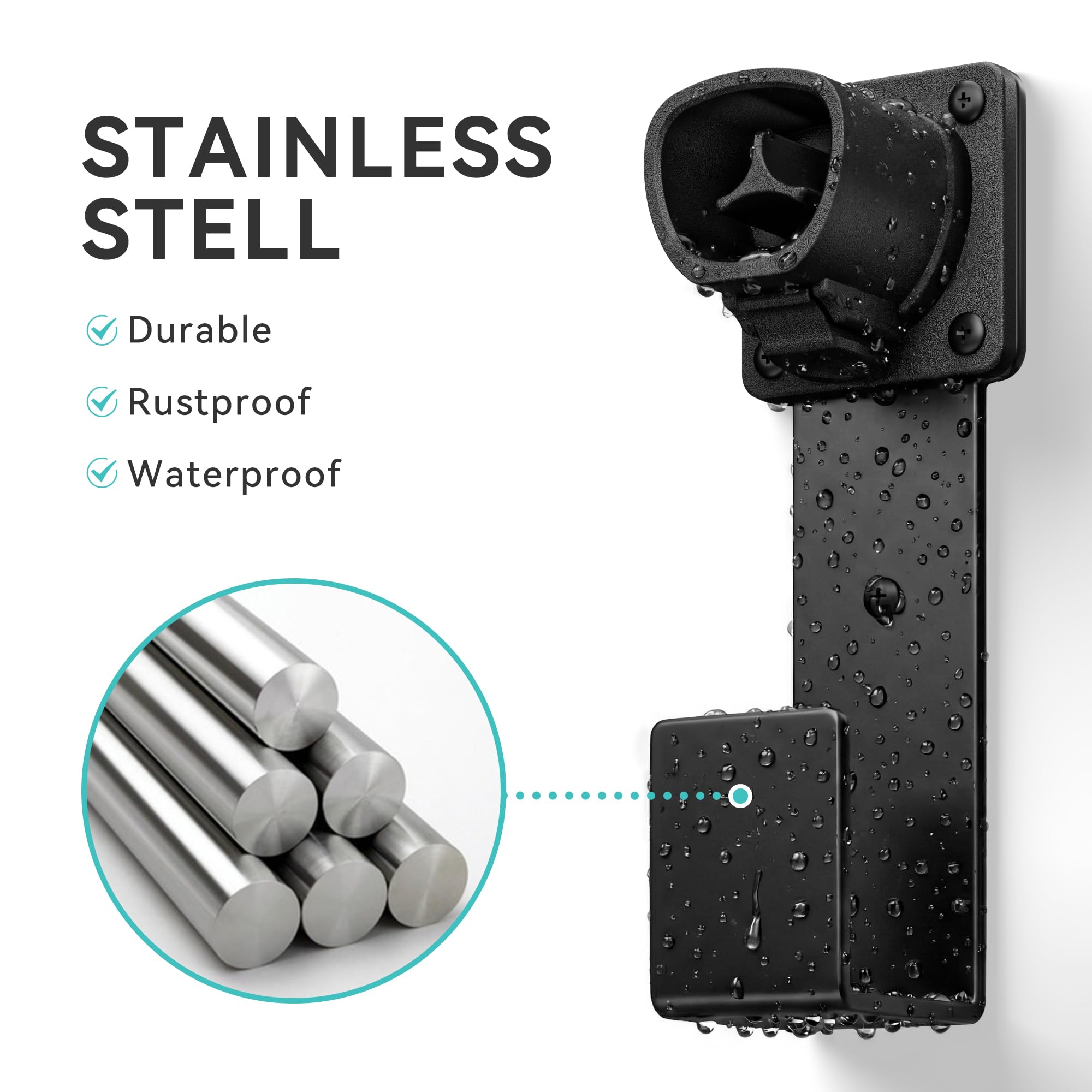 bussdis EV Charger Holder - Tesla Connector & Nozzle Holster Dock - bussdis Official Product View 8