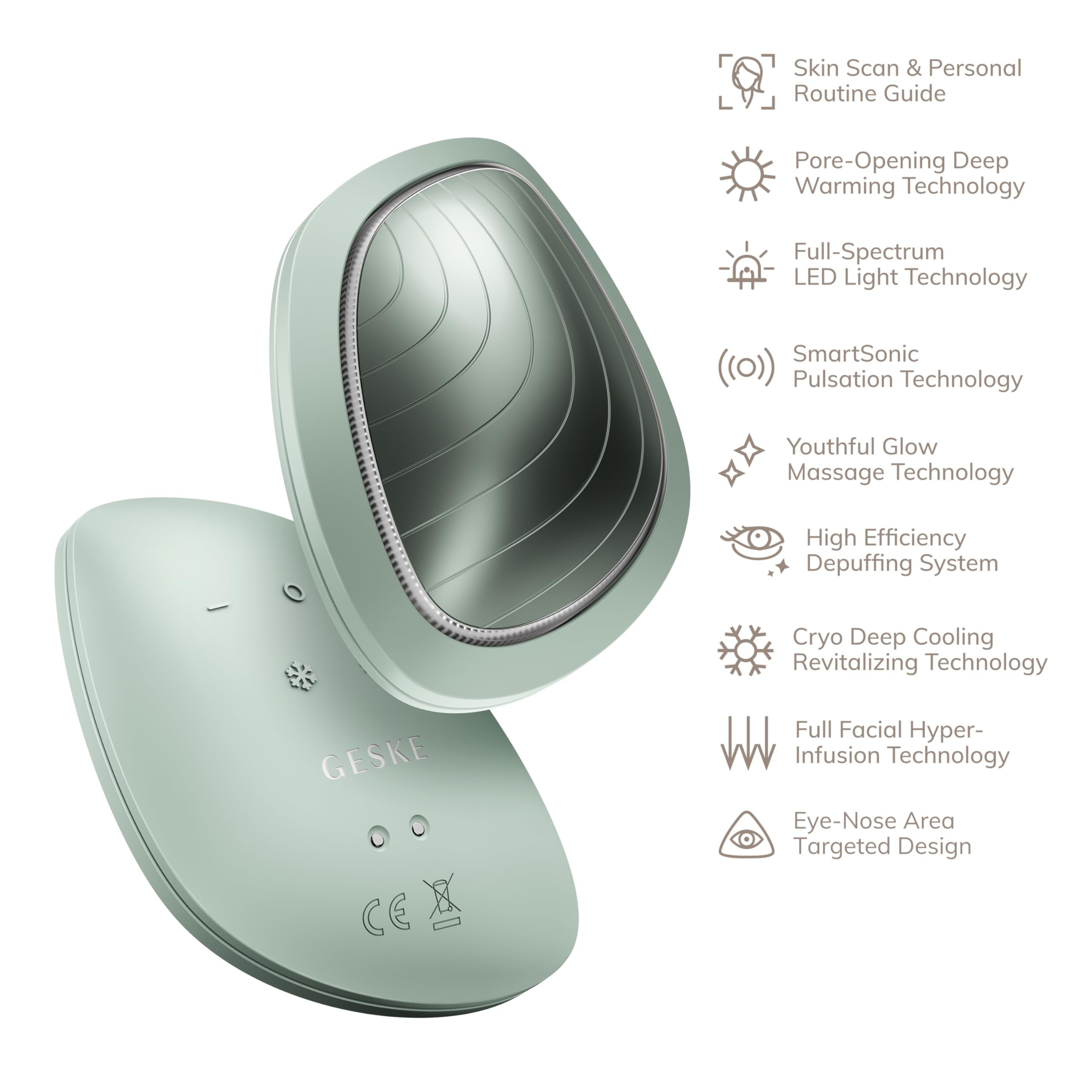 GESKE SmartAppGuided™ Sonic Warm &amp; Cool Mask - GESKE