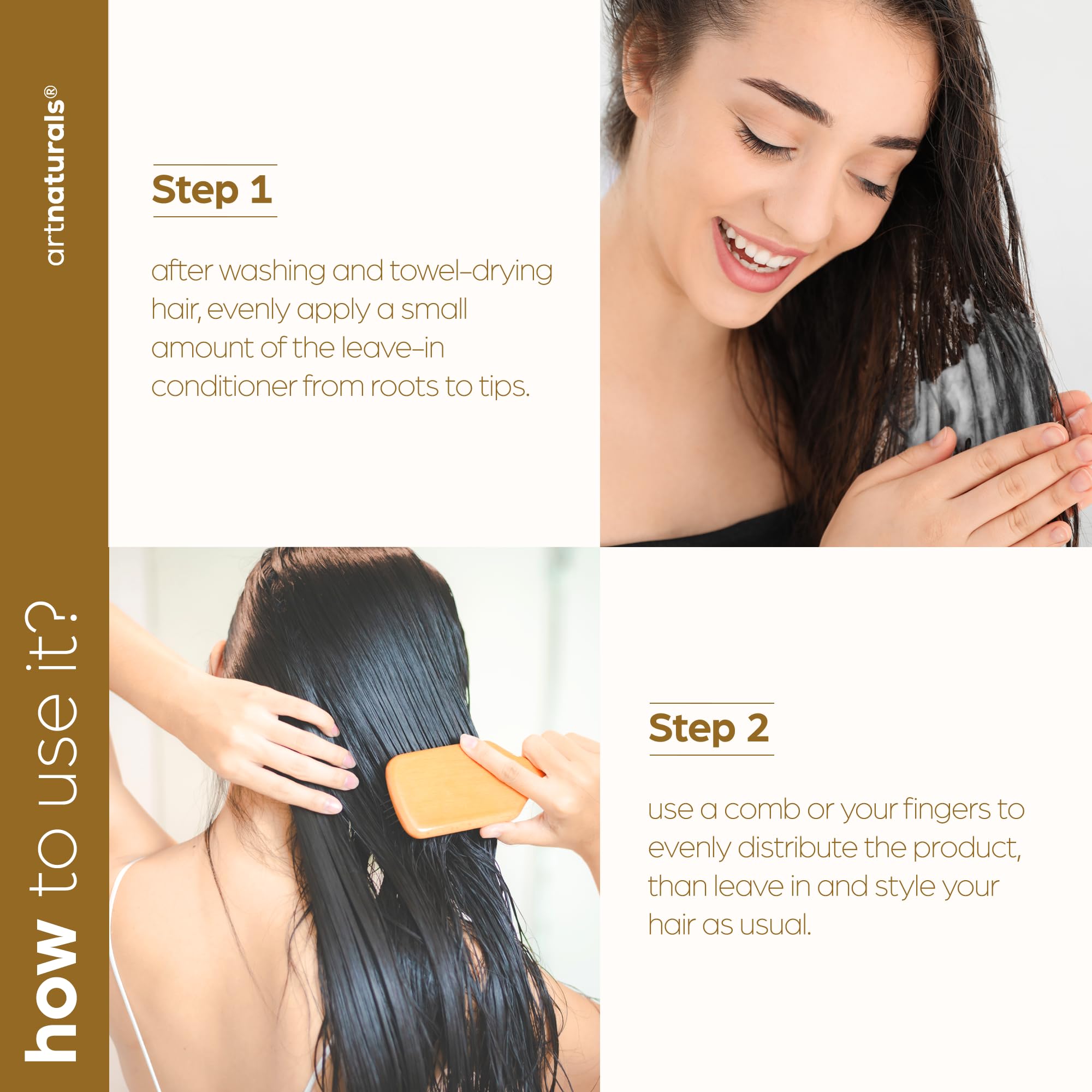 Artnaturals Argan Oil Leave - In Conditioner & 12 fl oz - Artnaturals Official Product View 7