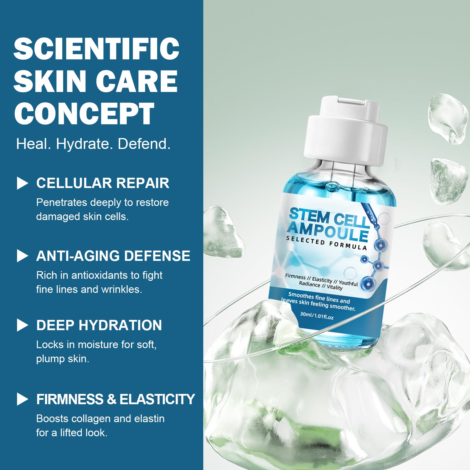 Botanical Stem Cell Ampoule for Face Microneedling Serum 2 - Racgrul Official Product Imagery - 8