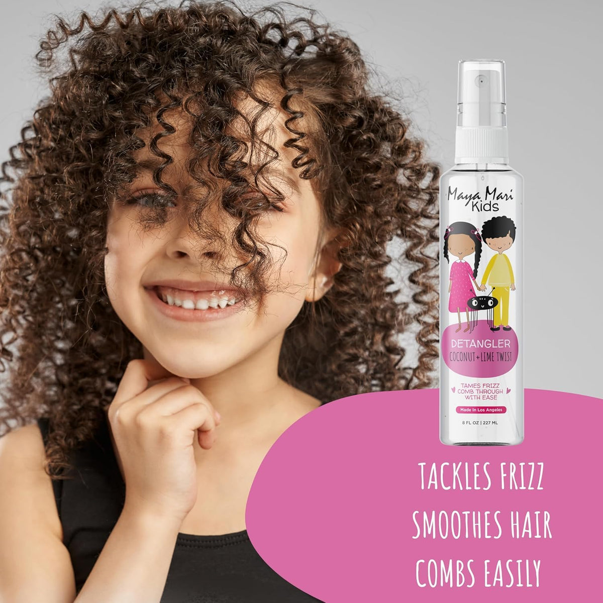 Kids Hair Care Set 5 Piece Kit for Ages 2 13 2 in 1 Shampoo - MAYA MARI Official Imagery - 5