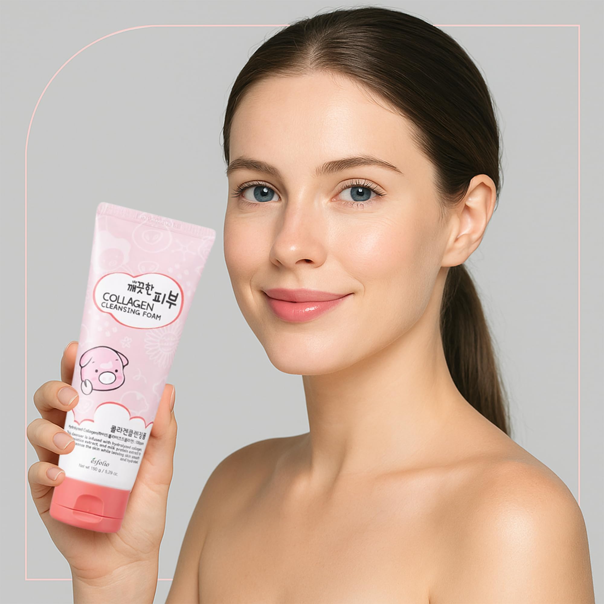 esfolio Collagen Cleansing Foam – Hydrating Face Wash for Deep - esfolio